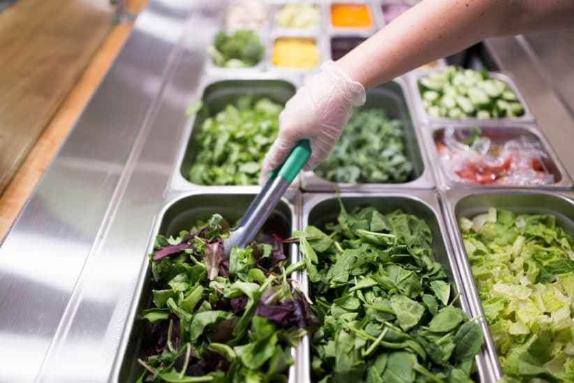 University of Toronto St. George salad bar