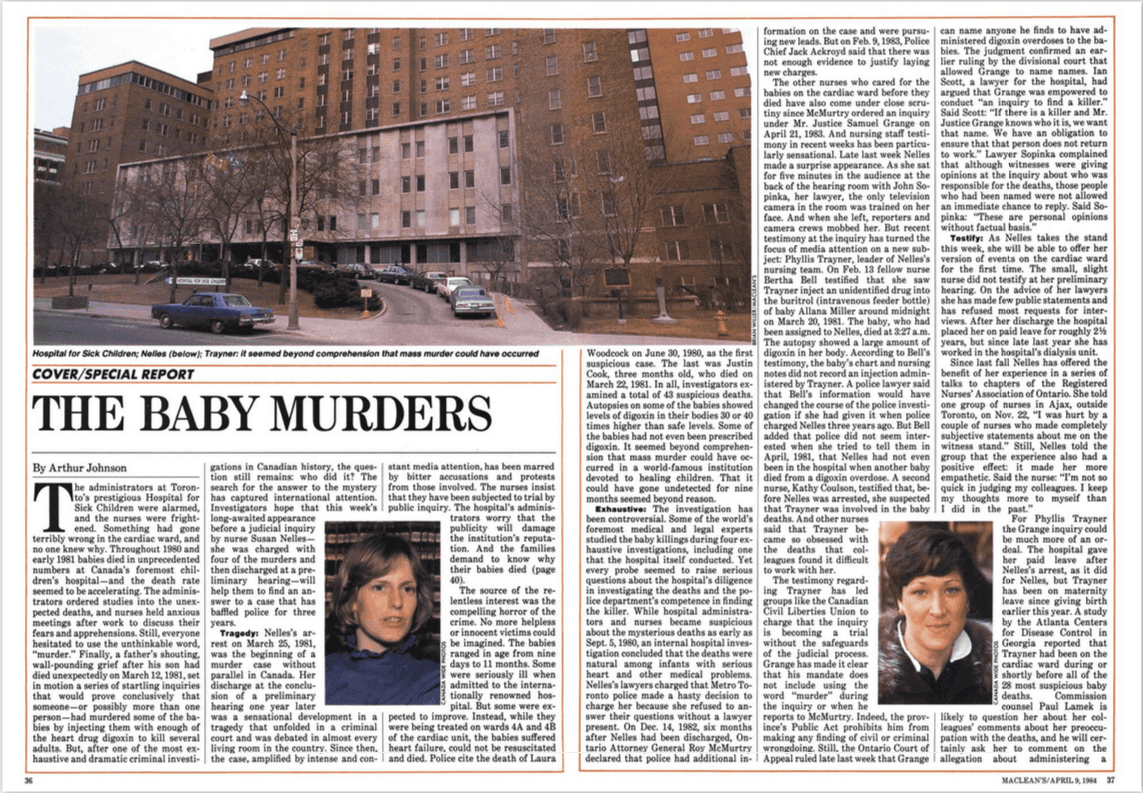 From the archives: The Baby Murders