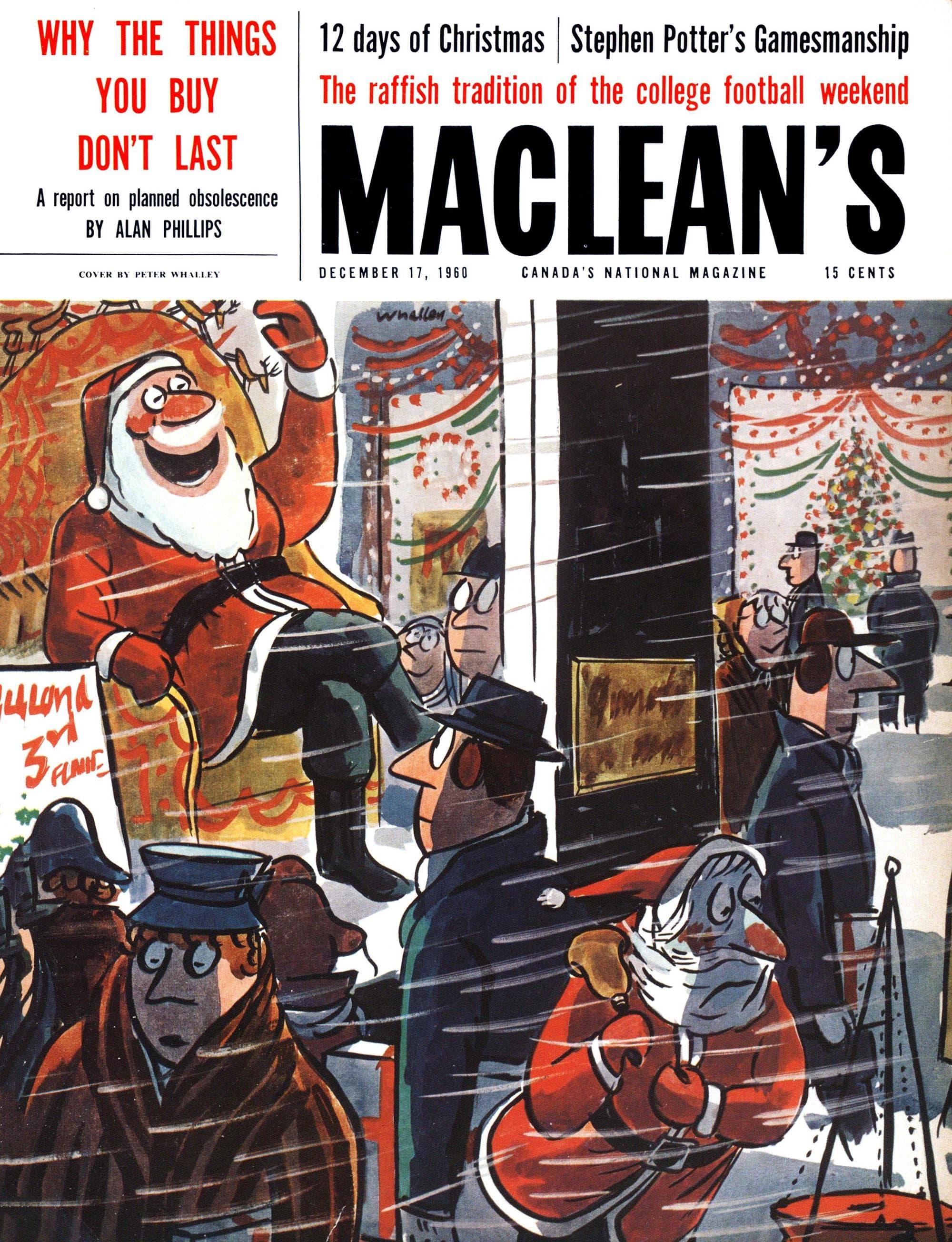 Christmas covers from Canada's iconic painters and cartoonists