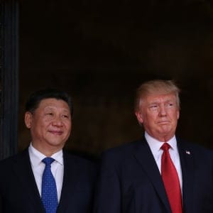 Xi Jinping and Donald Trump
