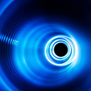 Sound waves in the dark. (Shutterstock)