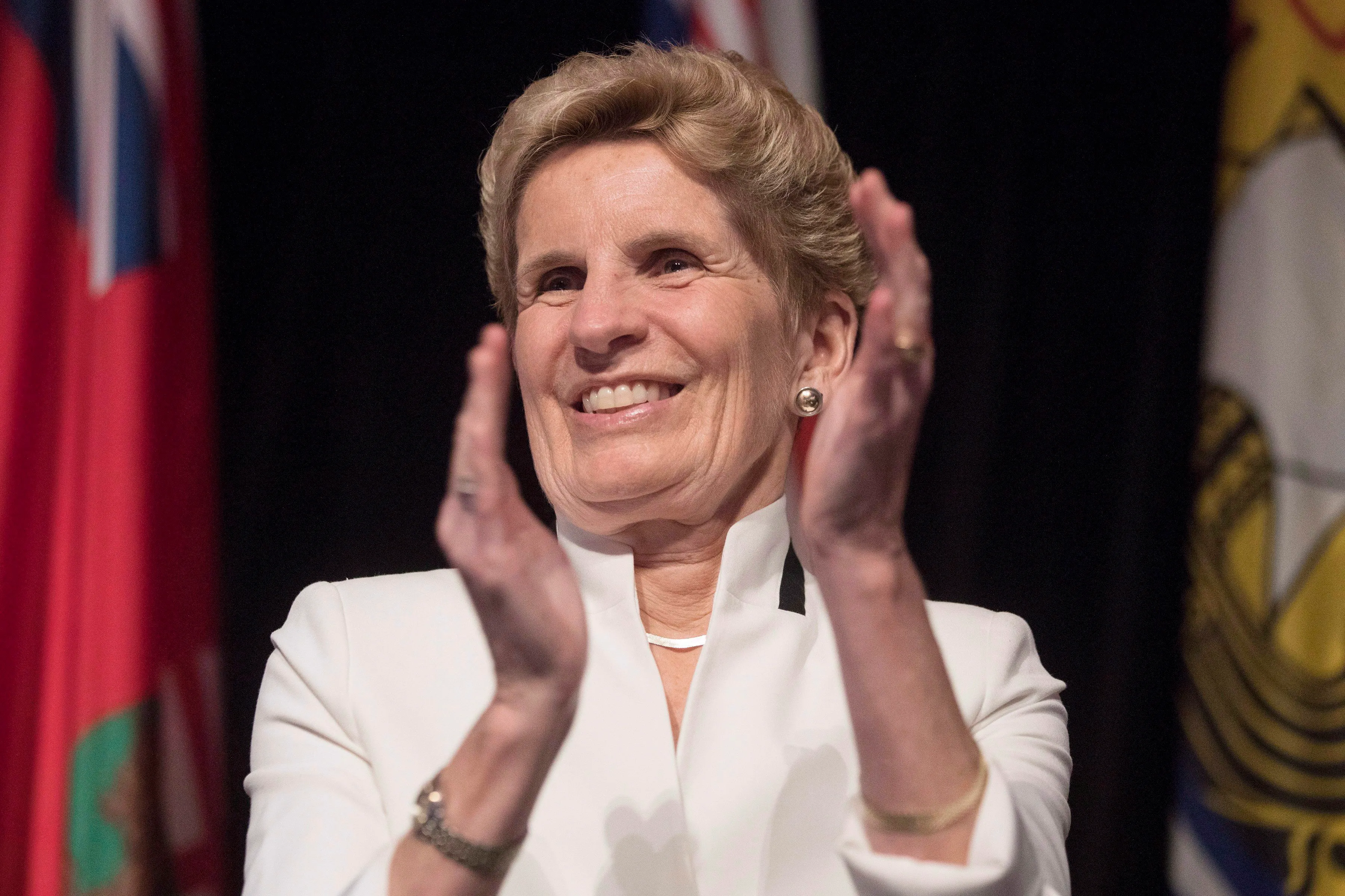 Ontario Premier Kathleen Wynne attends attends the Confederation of Tomorrow 2.0 Conference in Toronto on Tuesday, Dec. 12, 2017. (THE CANADIAN PRESS/Chris Young)