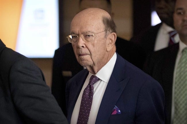U.S. Commerce Secretary Wilbur Ross says the U.S. will slap tariffs on Canadian, Mexican and European Union steel and aluminium as of midnight tonight.THE CANADIAN PRESS/AP, Mark Schiefelbein