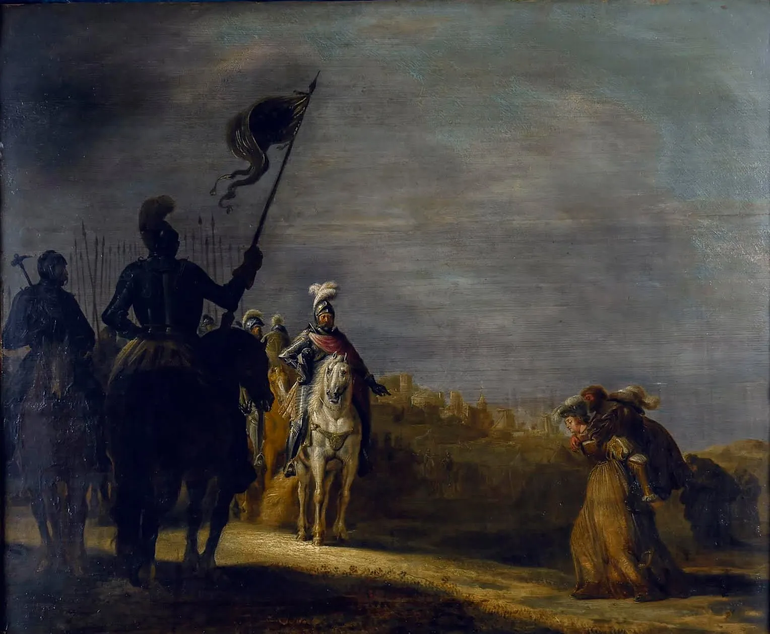 "Women of Weinsberg" by Gerrit Claesz Bleker (Dutch, 1592-1656), oil on canvas, 59 x 71cm.
(Courtesy of the Max and Iris Stern Foundation)