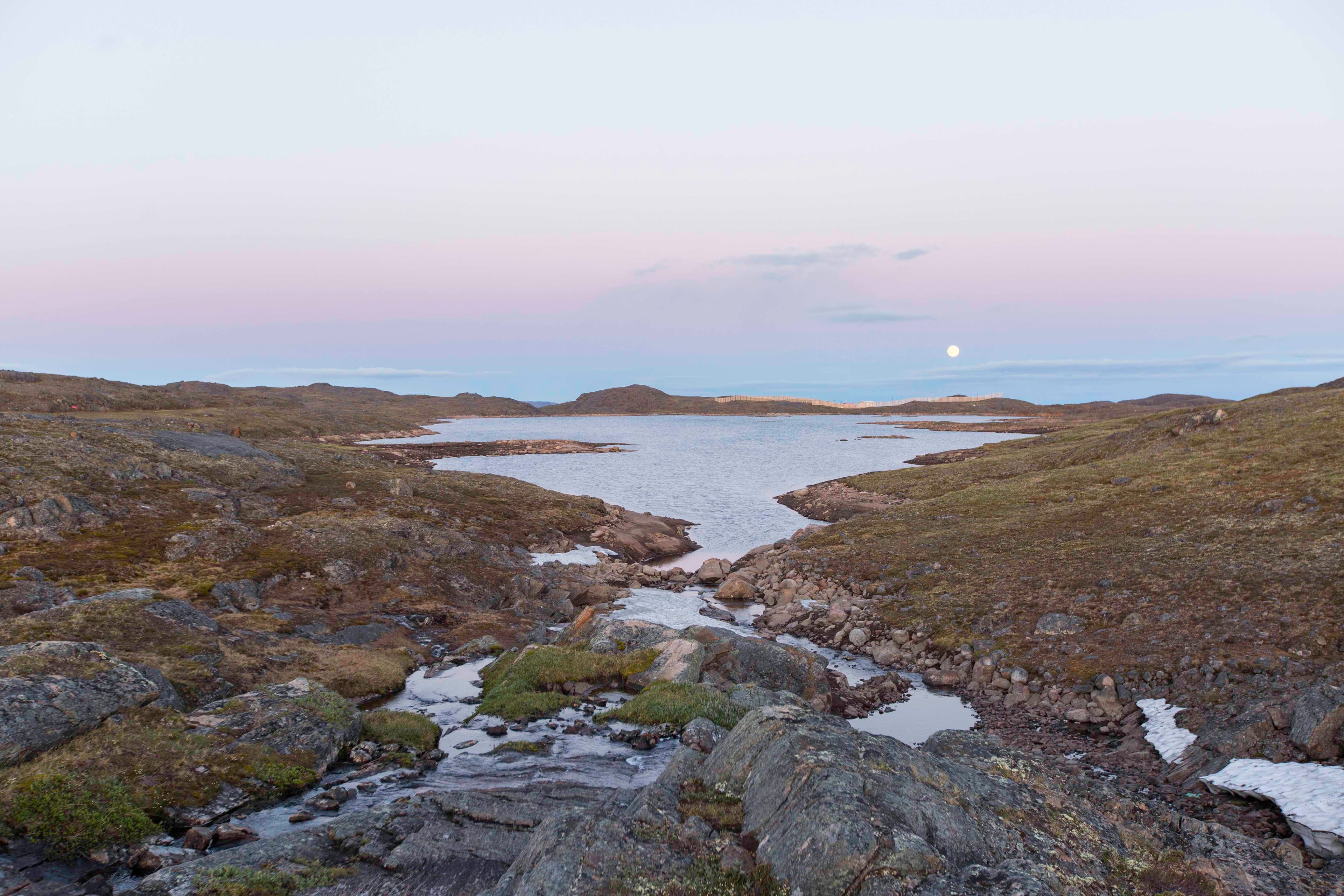 Lake Geraldine in Iqaluit in July 2018.