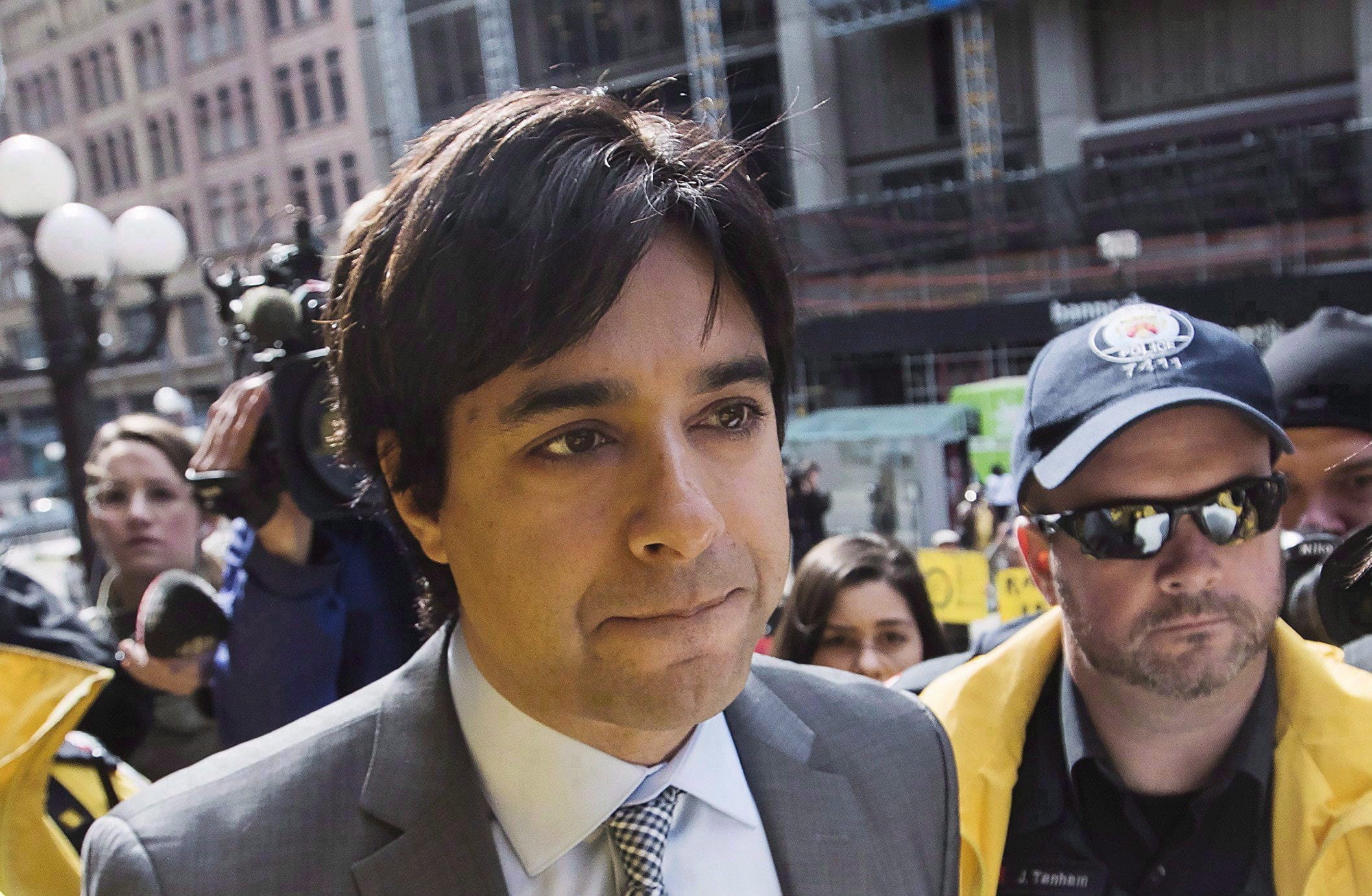 Jian Ghomeshi arrives at court in Toronto on Wednesday, May 11, 2016. (THE CANADIAN PRESS/Mark Blinch)