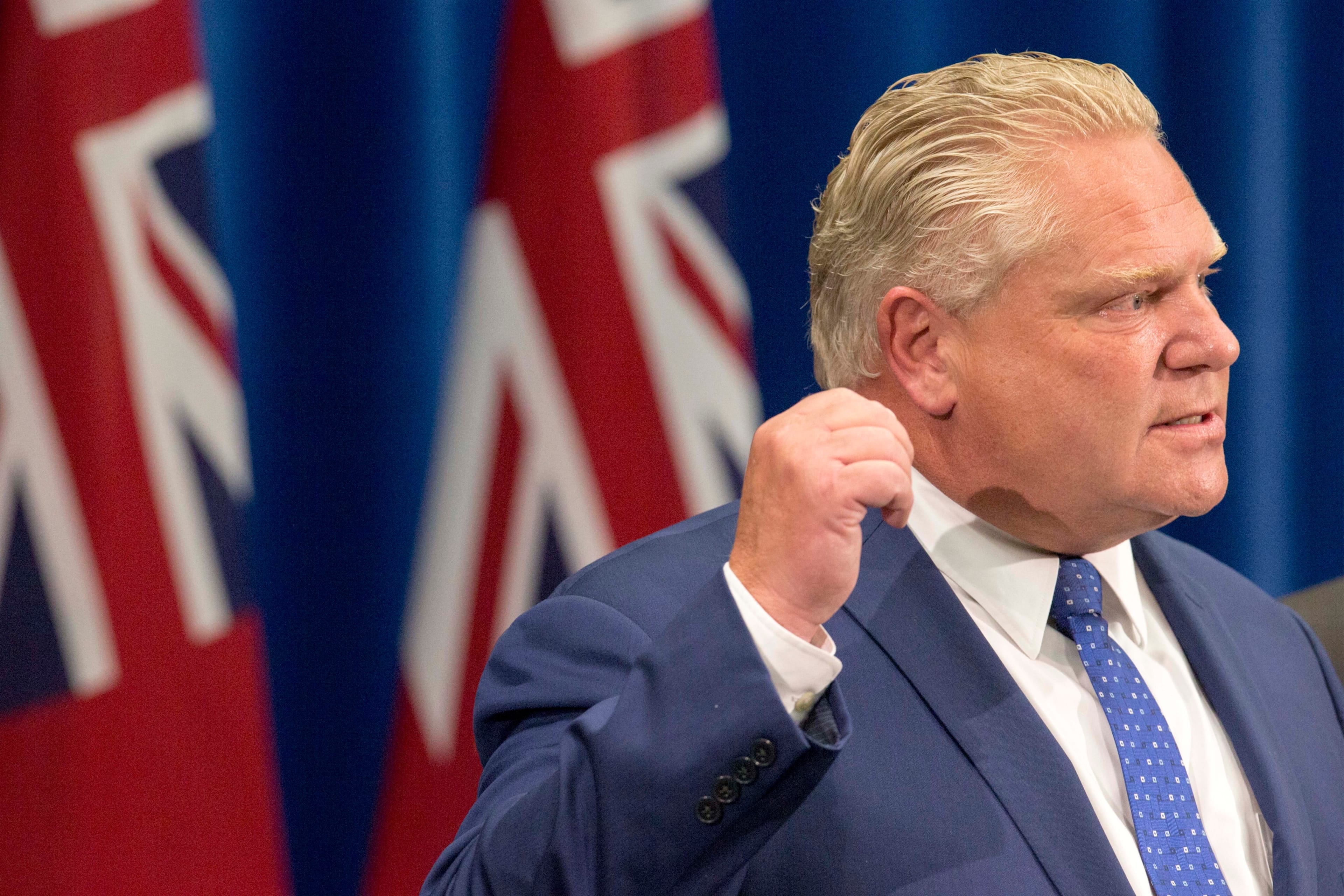 Premier Doug Ford during a press conference in Toronto, Sept. 10, 2018. (Toronto Star/Toronto Star via Getty Images)