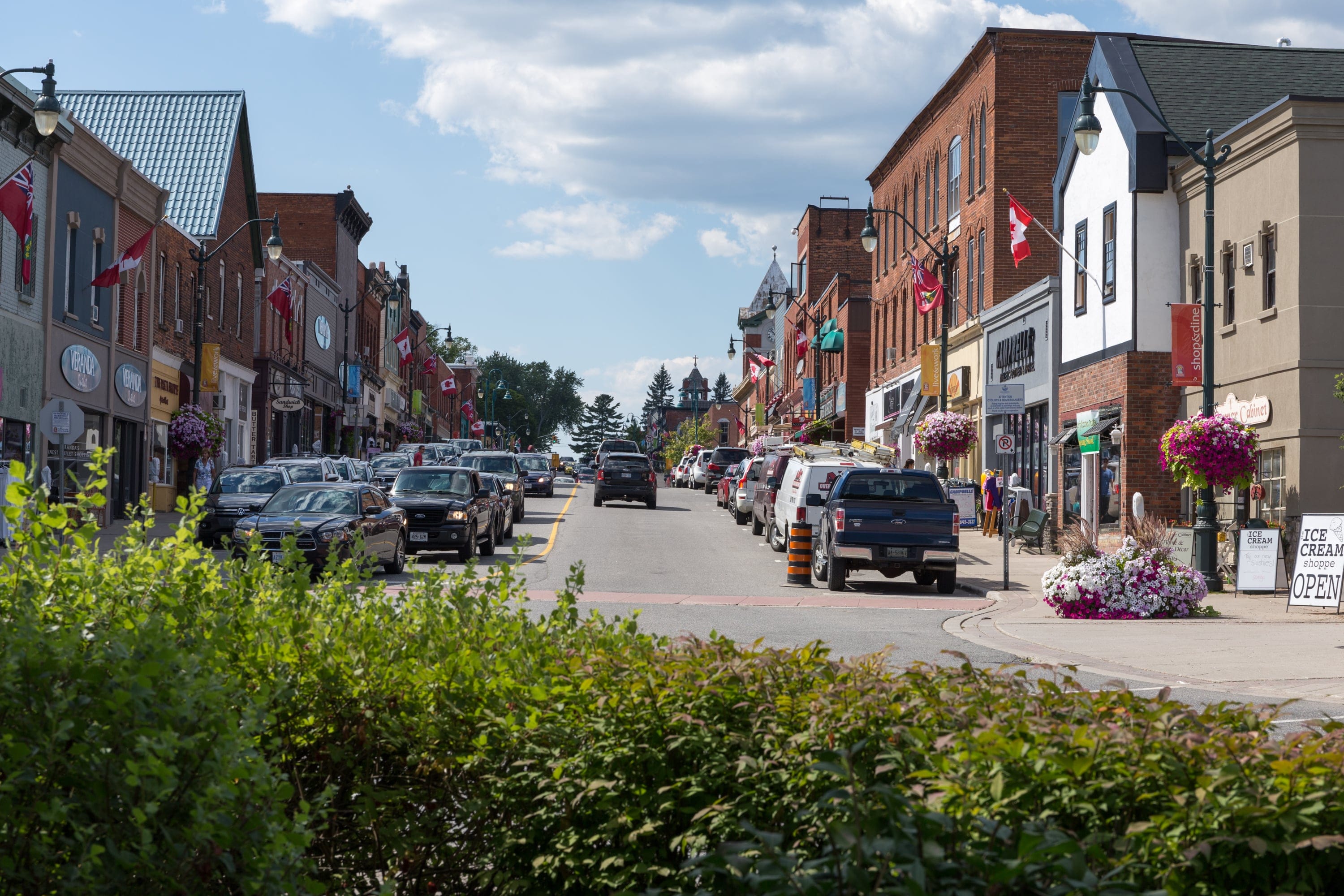 A shot of historic Bracebridge, Ont., on August 2016. (Shutterstock)