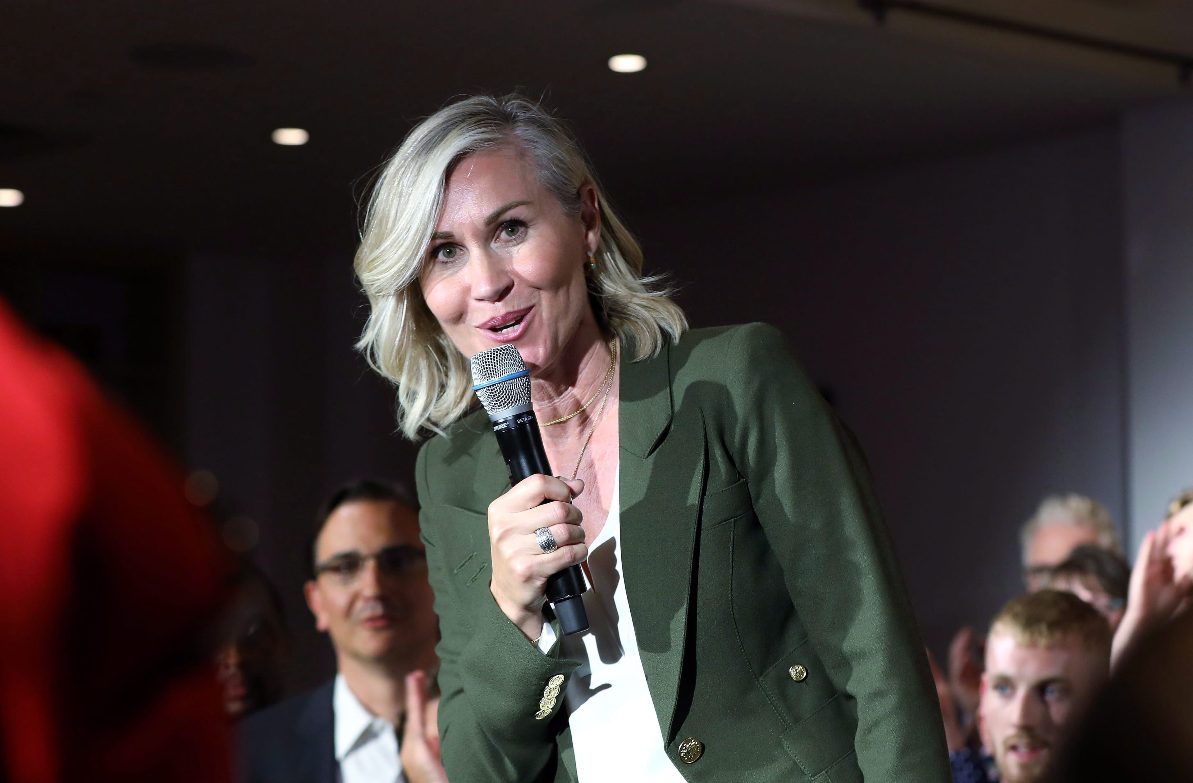 Jennifer Keesmaat, running against incumbent Mayor John Tory in the 2018 Toronto election. (THE CANADIAN PRESS/Colin Perkel)