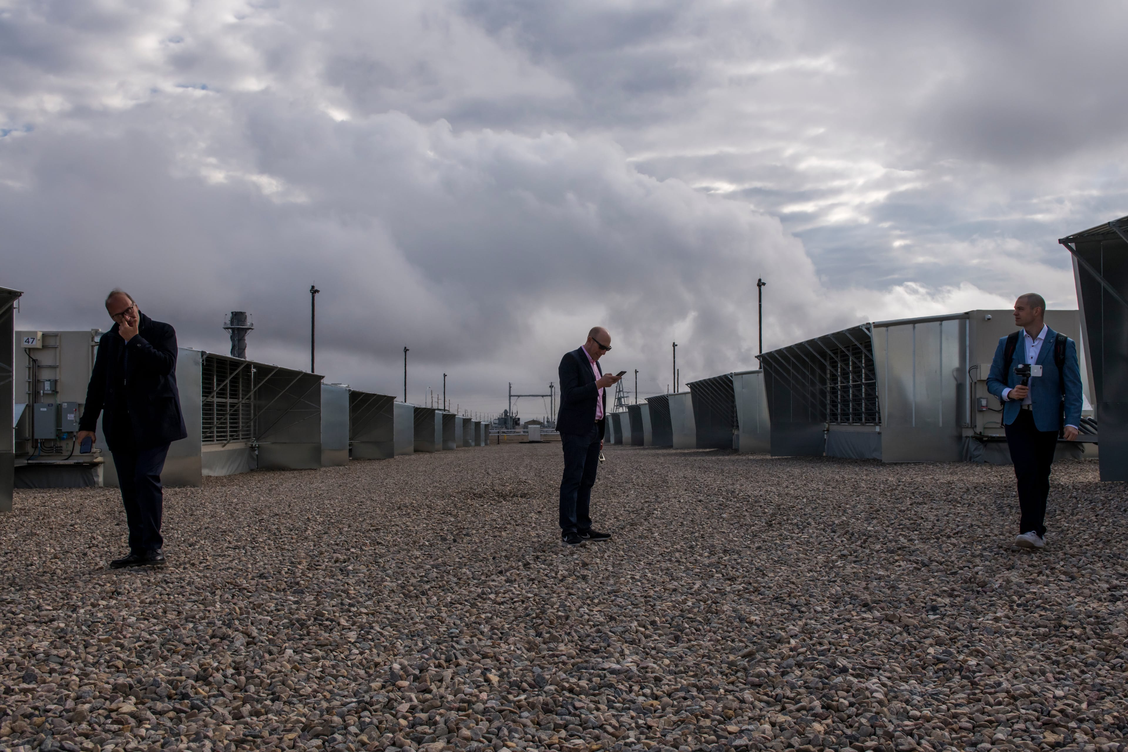 The Hut 8 Bitcoin mine in Medicine Hat, Alta., is part of the city’s push to diversify its economy away from the energy industry it’s long relied on. (Guillaume Nolet)
