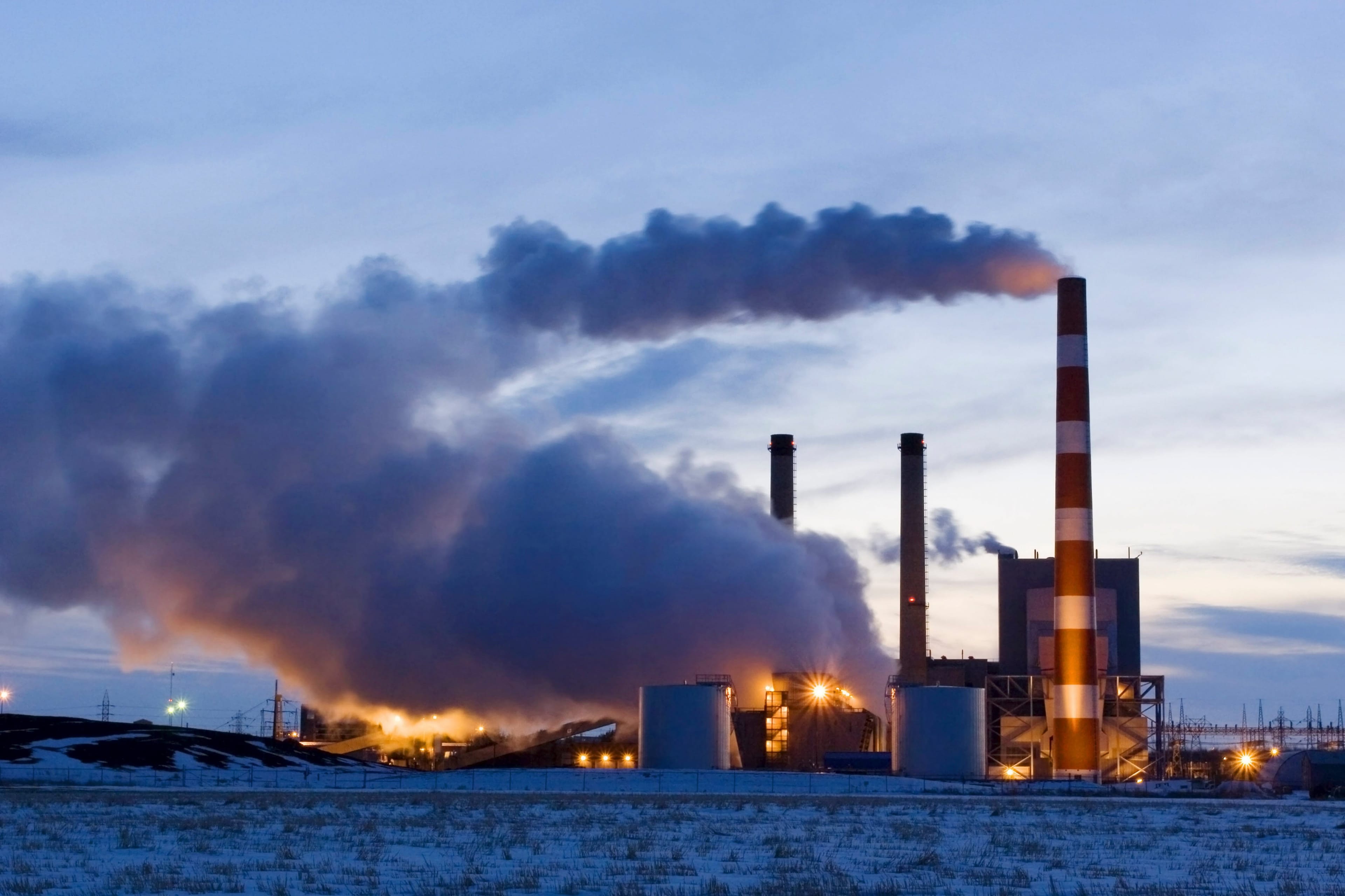 Power plant, Brandon, MB. (Blickwinkel/Alamy)