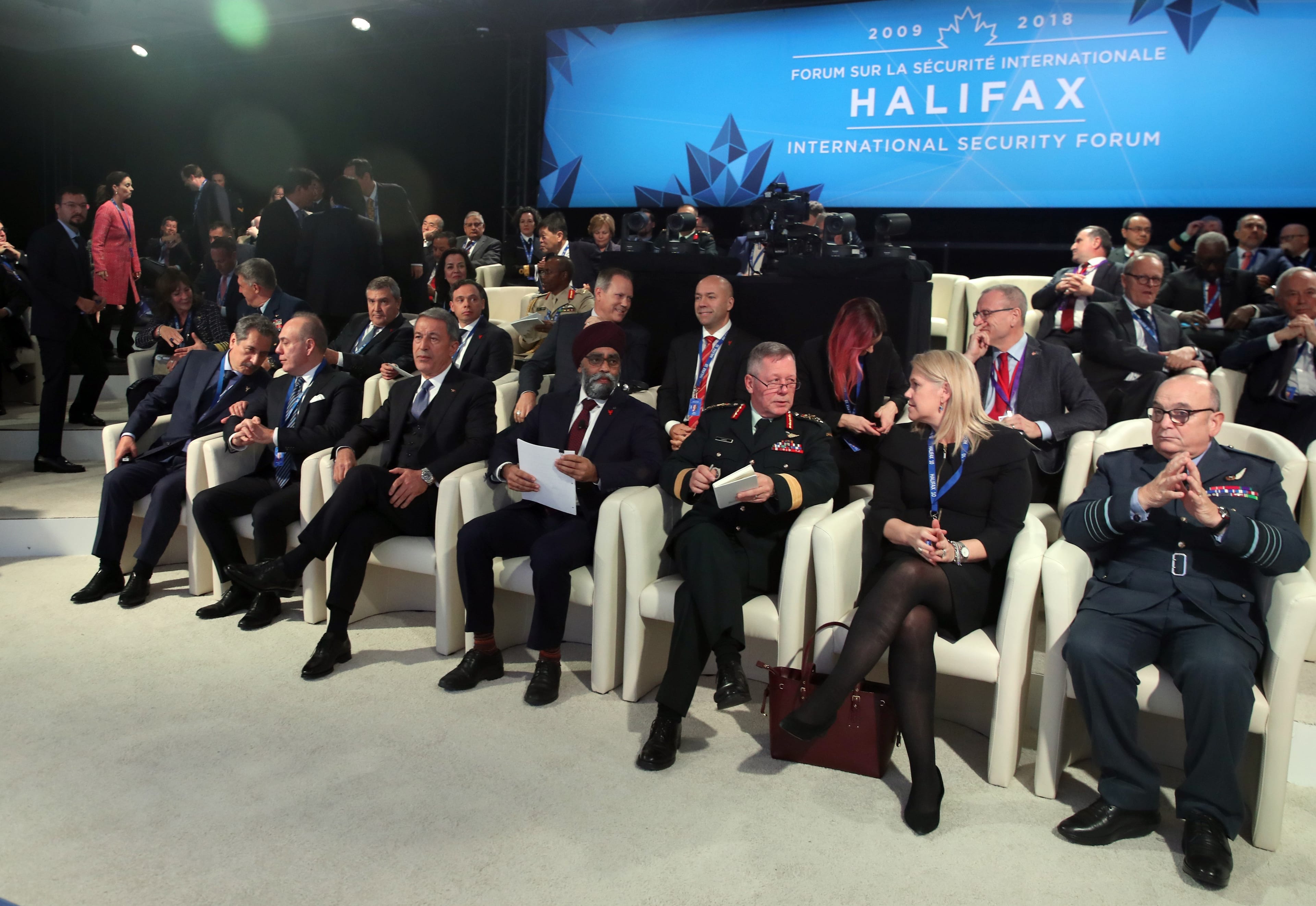 Attendees at the Halifax International Security Forum in Halifax on Nov. 17, 2018. (Arif Akdogan/Anadolu Agency/Getty Images)