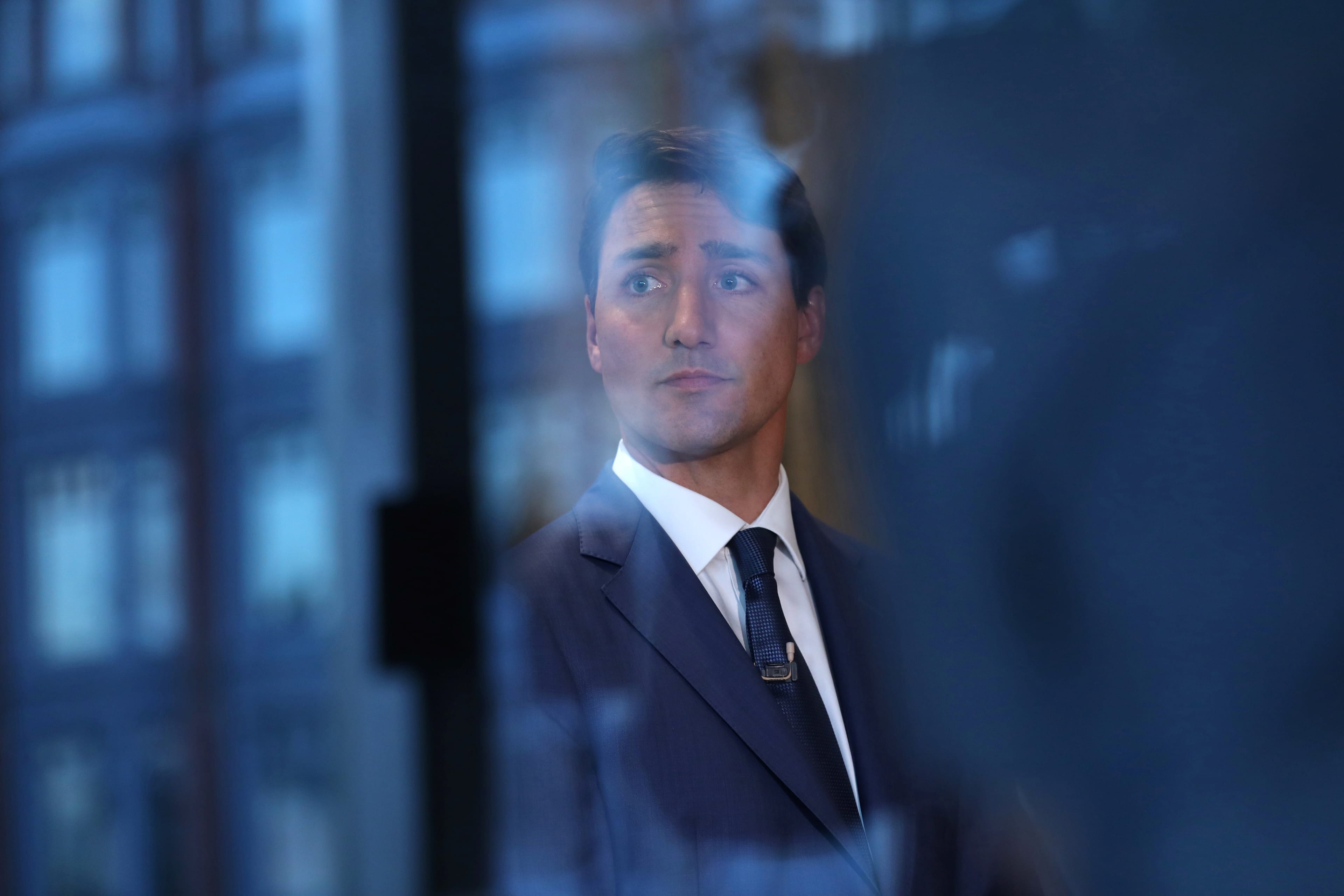 Prime Minister Justin Trudeau at the National Arts Centre in Ottawa, Sept. 17, 2018. (Chris Wattie/Reuters)