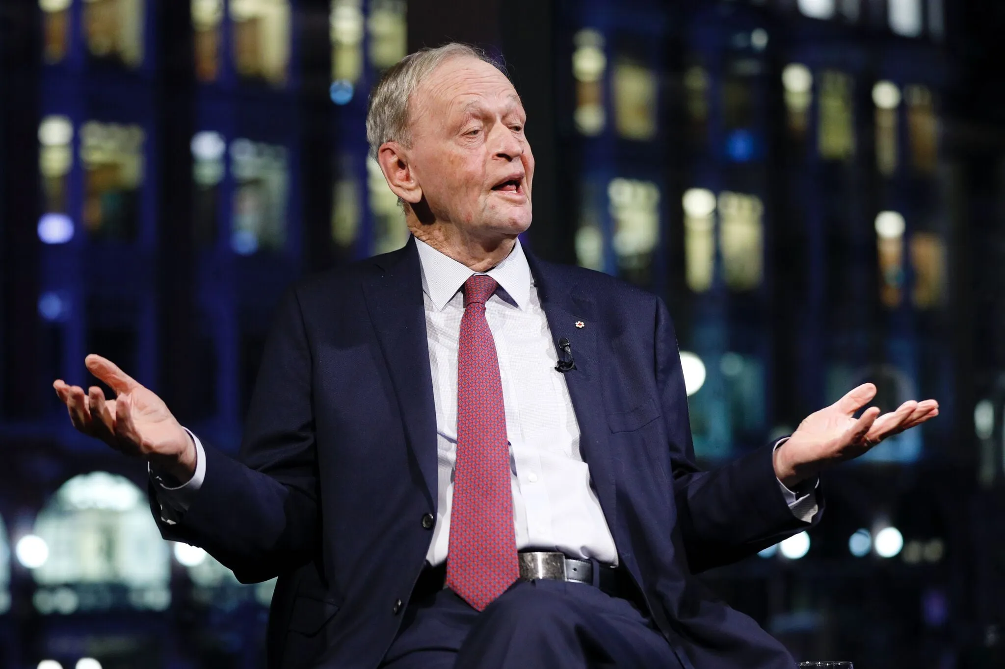 Former Prime Minister Jean Chretien speaks at a Maclean's Live event in Ottawa on Dec. 4, 2018. (Blair Gable)