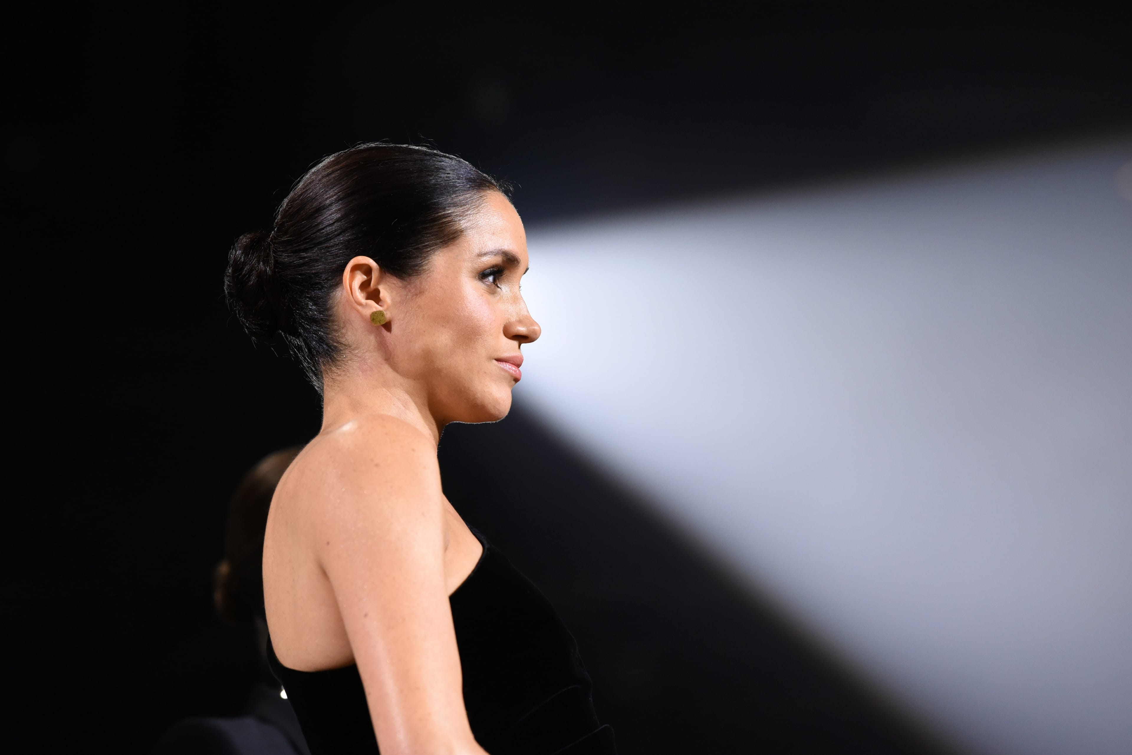 Meghan, Duchess of Sussex on stage during The Fashion Awards 2018 In Partnership With Swarovski at Royal Albert Hall on December 10, 2018 in London, England. (Photo by Joe Maher/BFC/Getty Images)