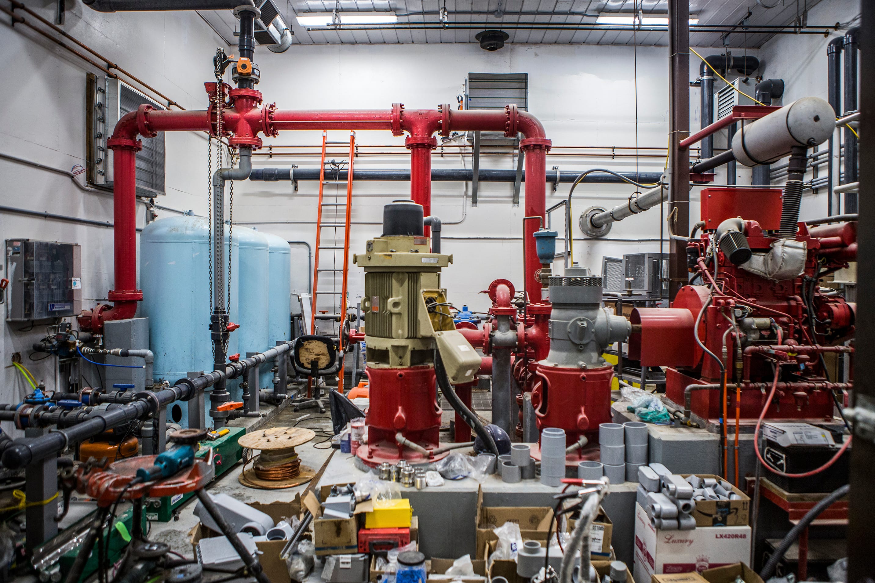 The water plant at Neskantaga First Nation.
(Photo by Chris Donovan)