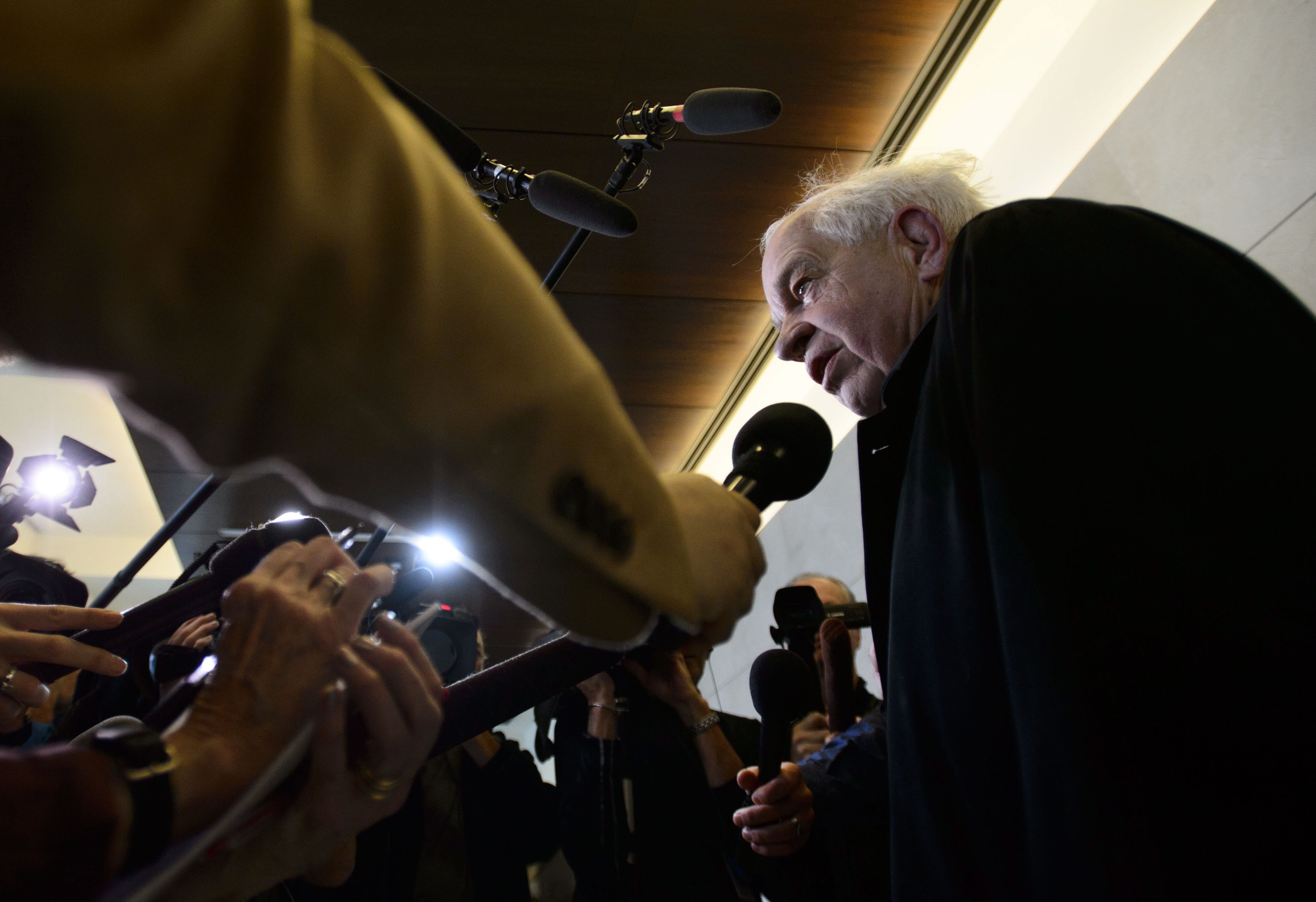 Canada's ambassador to China, John McCallum, arrives to brief members of the Foreign Affairs committee regarding China in Ottawa on Friday, Jan. 18, 2019. THE CANADIAN PRESS/Sean Kilpatrick
