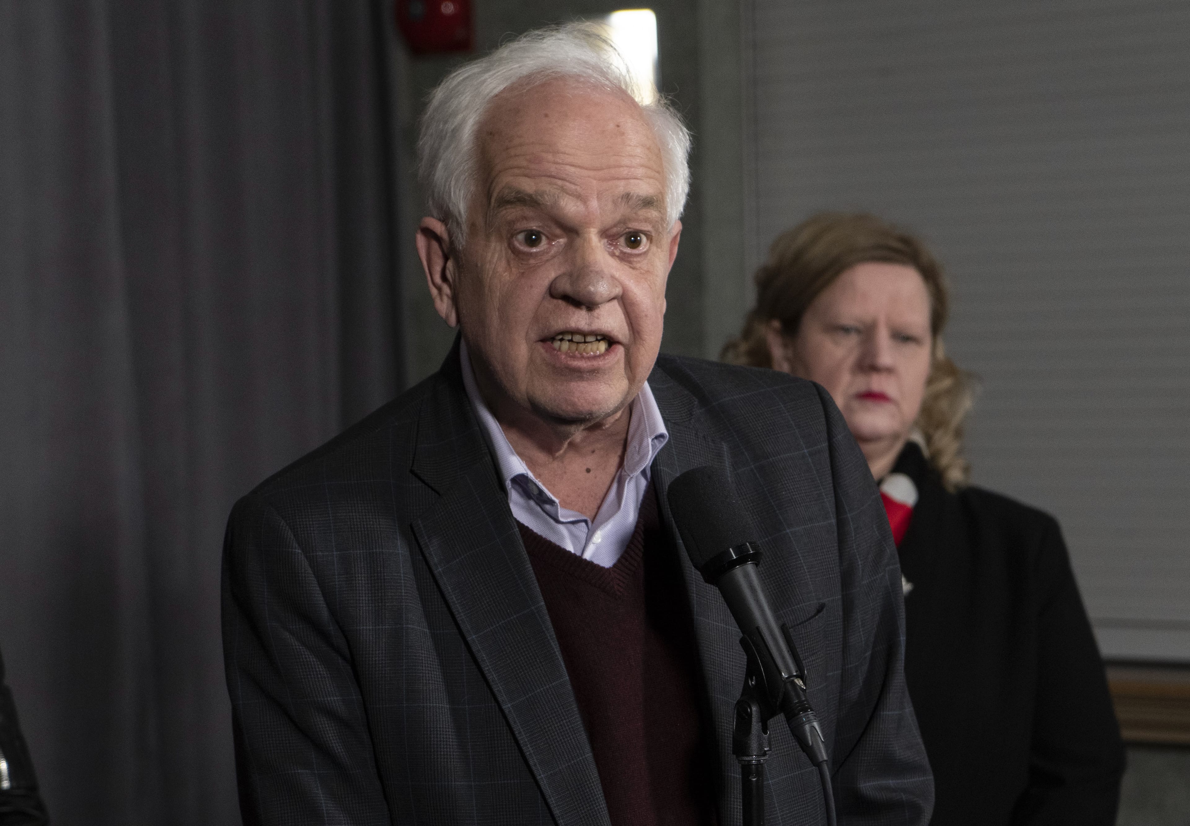 Canadian Ambassador to China John McCallum responds to questions following a participation at the federal cabinet meeting in Sherbrooke, Que., Wednesday, Jan. 16, 2019. THE CANADIAN PRESS/Paul Chiasson