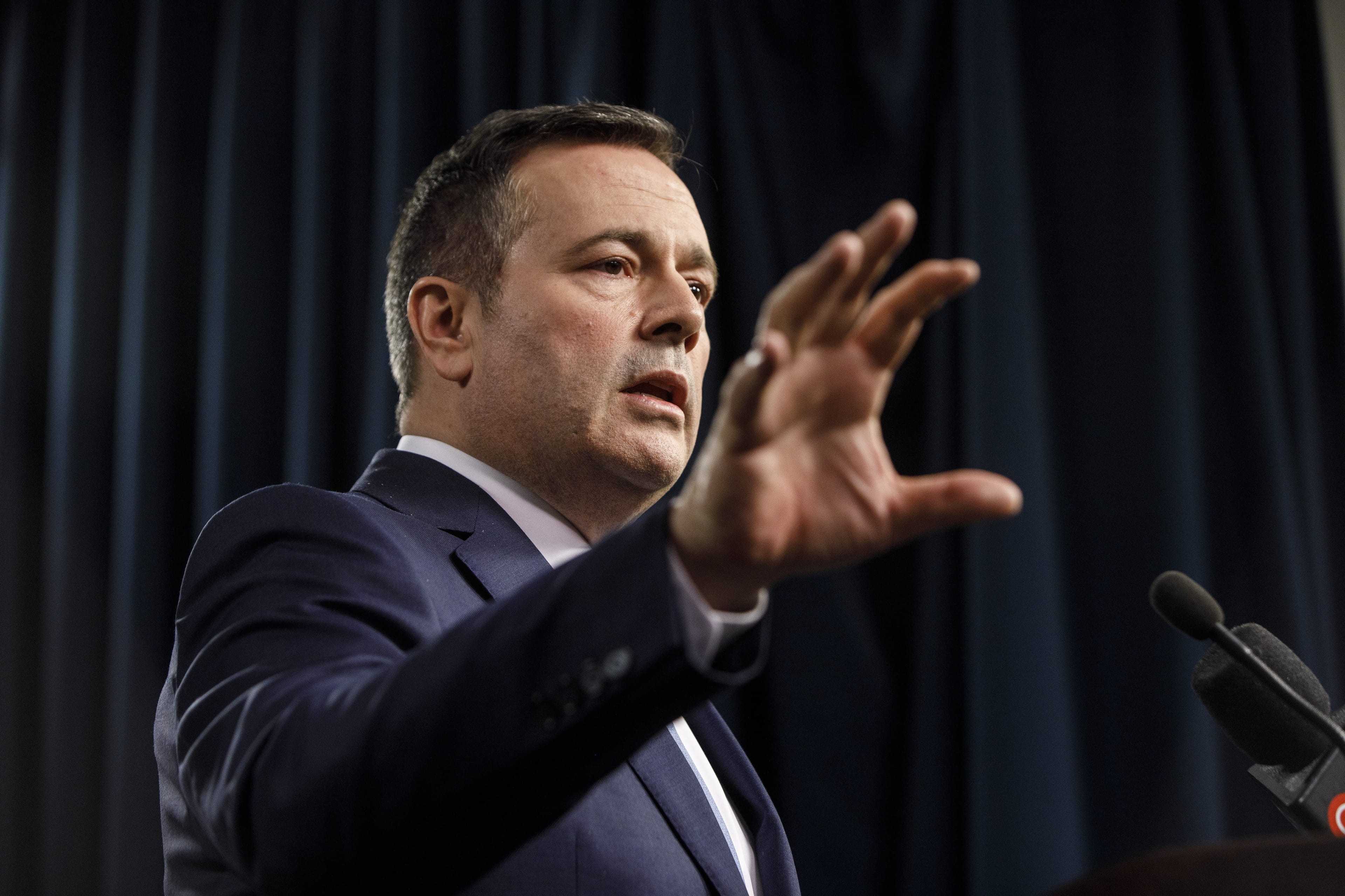 Kenney is facing new questions about past remarks by UCP candidates (Jason Franson/CP)