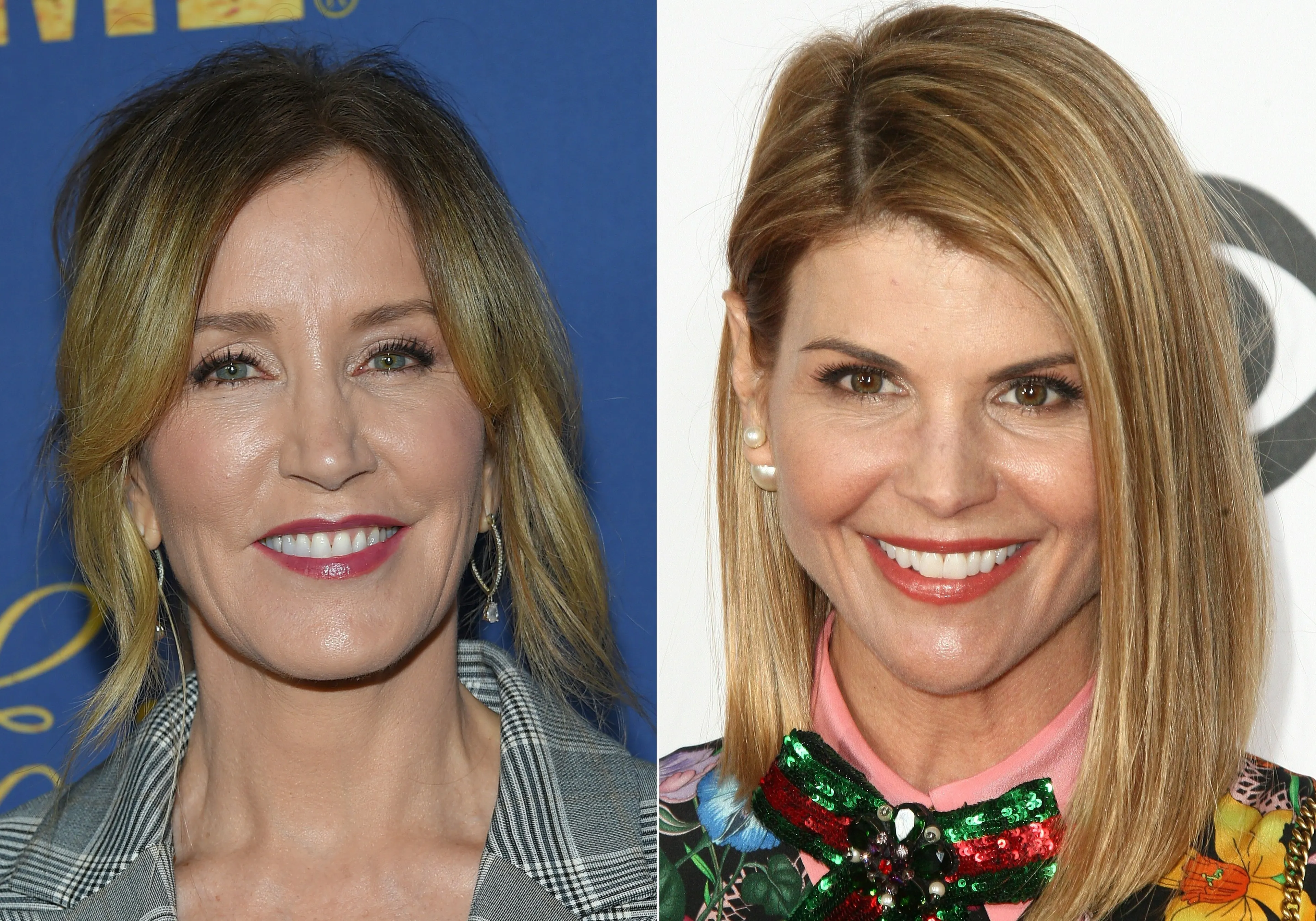 Felicity Huffman, Lori Loughlin (LISA O'CONNOR,TOMMASO BODDI/AFP/Getty Images)