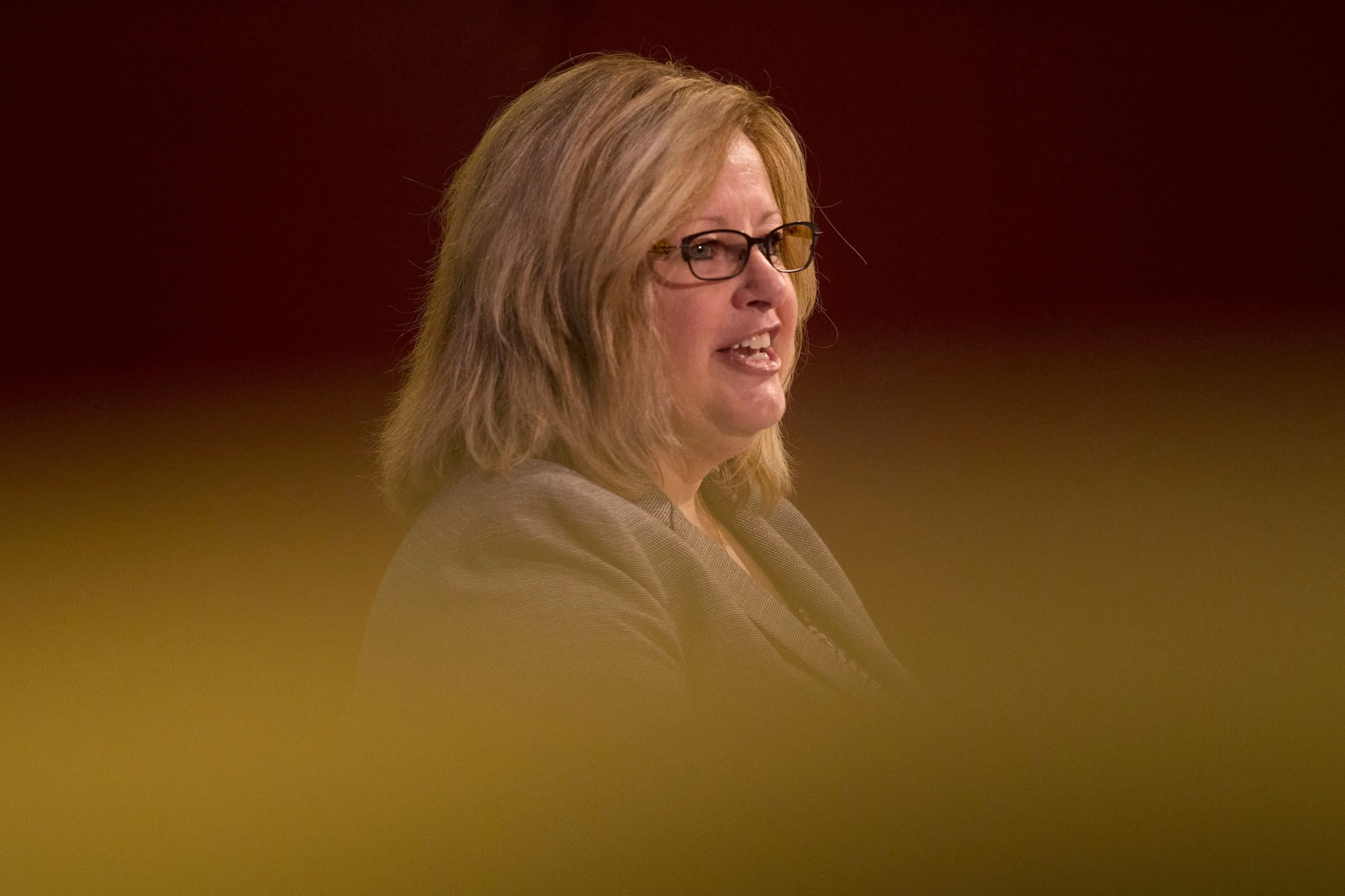 Ontario PC Education Minister Lisa Thompson makes a statement at the Ontario Science Centre in Toronto on Friday, March 15, 2018. (THE CANADIAN PRESS/Chris Young)