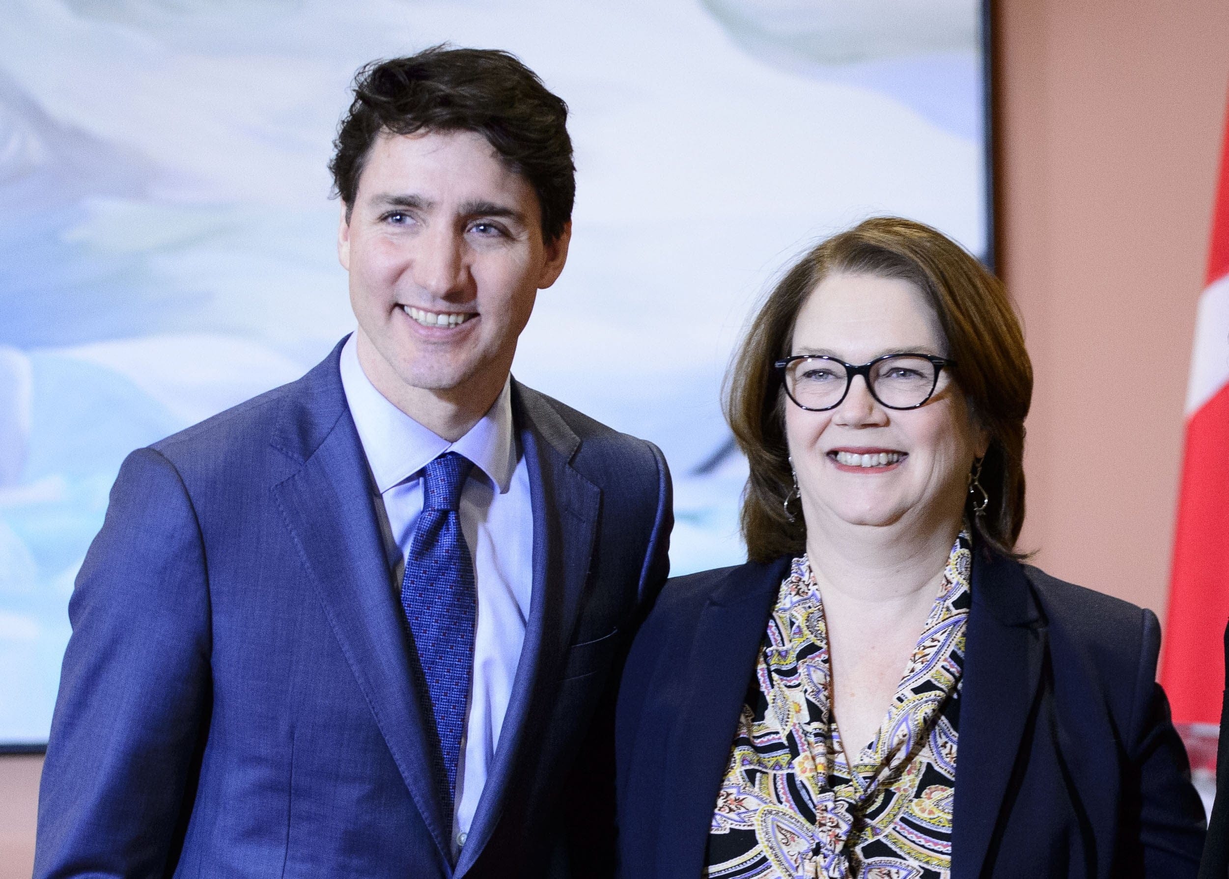 Prime Minister Justin Trudeau and Liberal MP Jane Philpott take part in a cabinet shuffle at Rideau Hall in Ottawa on Monday, Jan. 14, 2019. THE CANADIAN PRESS/Sean Kilpatrick