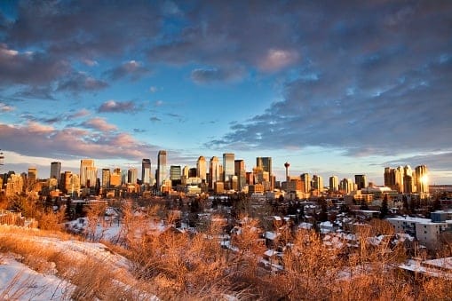Sunrise over Calgary (J. P. Andersen Images/Getty Images)
