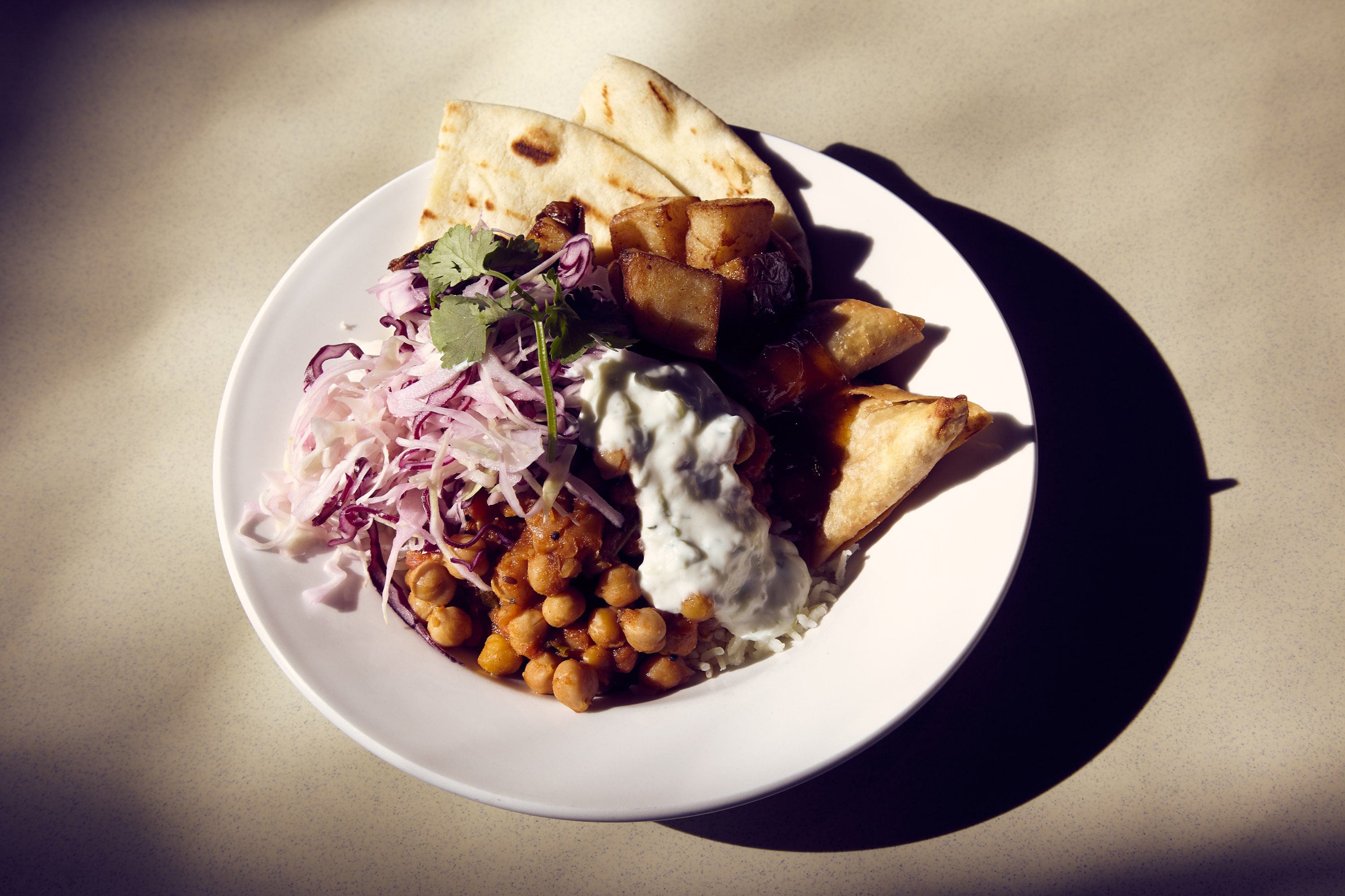 The Indian Buddha bowl served at Guelph's Creelman Hall. (Photograph by Christie Vuong)