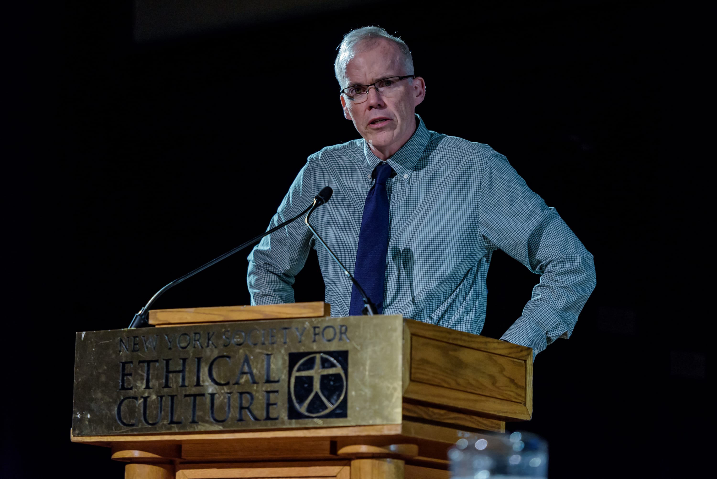 Bill McKibben, founder of 350.org and author of "DRAWDOWN: The most comprehensive plan ever proposed to reverse global warming". (Erik McGregor/Pacific Press/LightRocket/Getty Images)