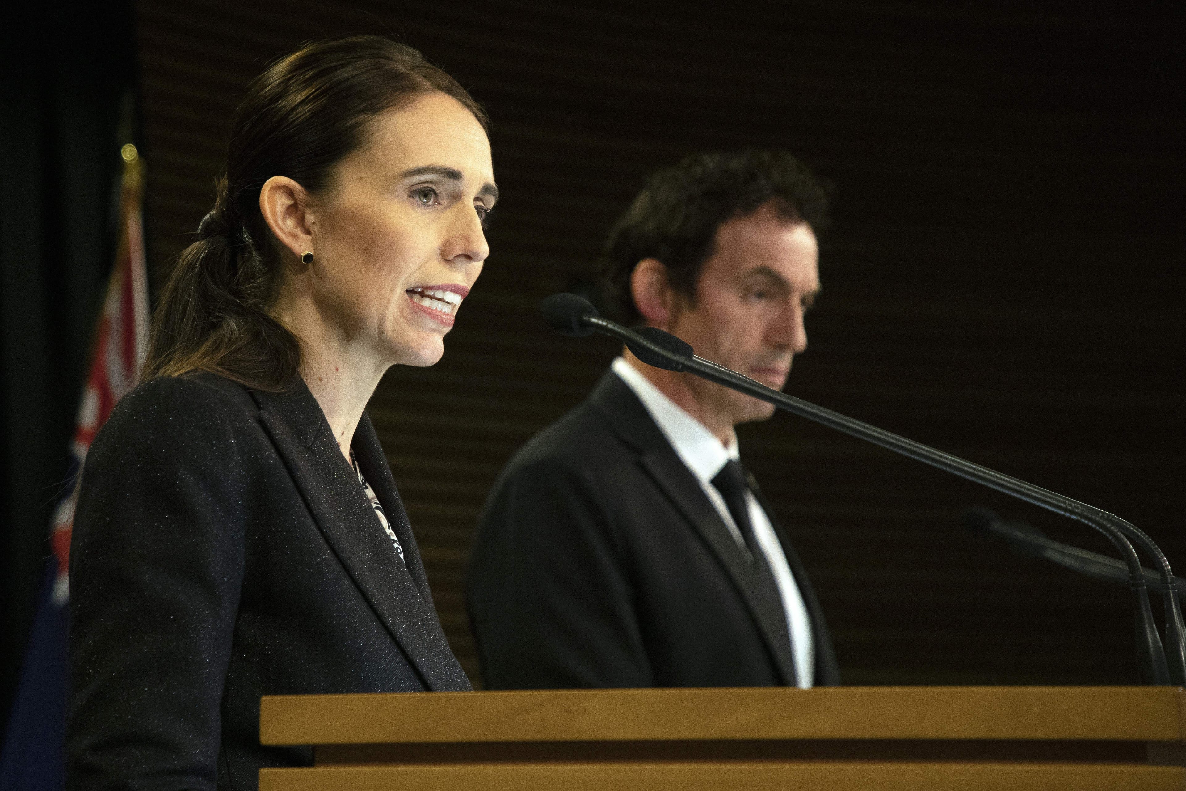 New Zealand Prime Minister Jacinda Ardern speaks during a press conference at the Parliament House in Wellington, NZ, on March 21, 2019. (YELIM LEE/AFP/Getty Images)