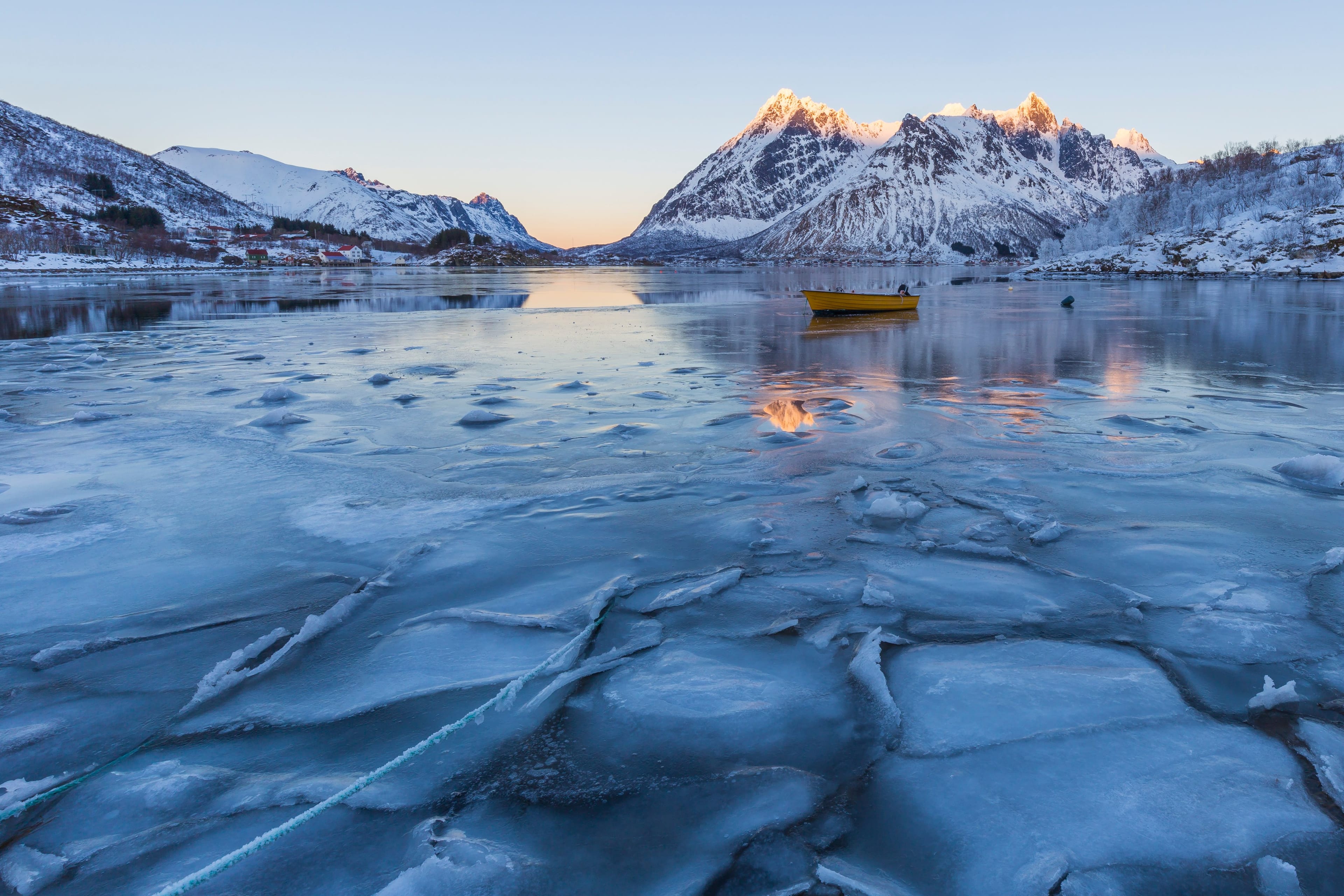 Micro-organisms that live under sea ice lose their homes when the ice melts and this has a domino effect on all ocean life (iStock)