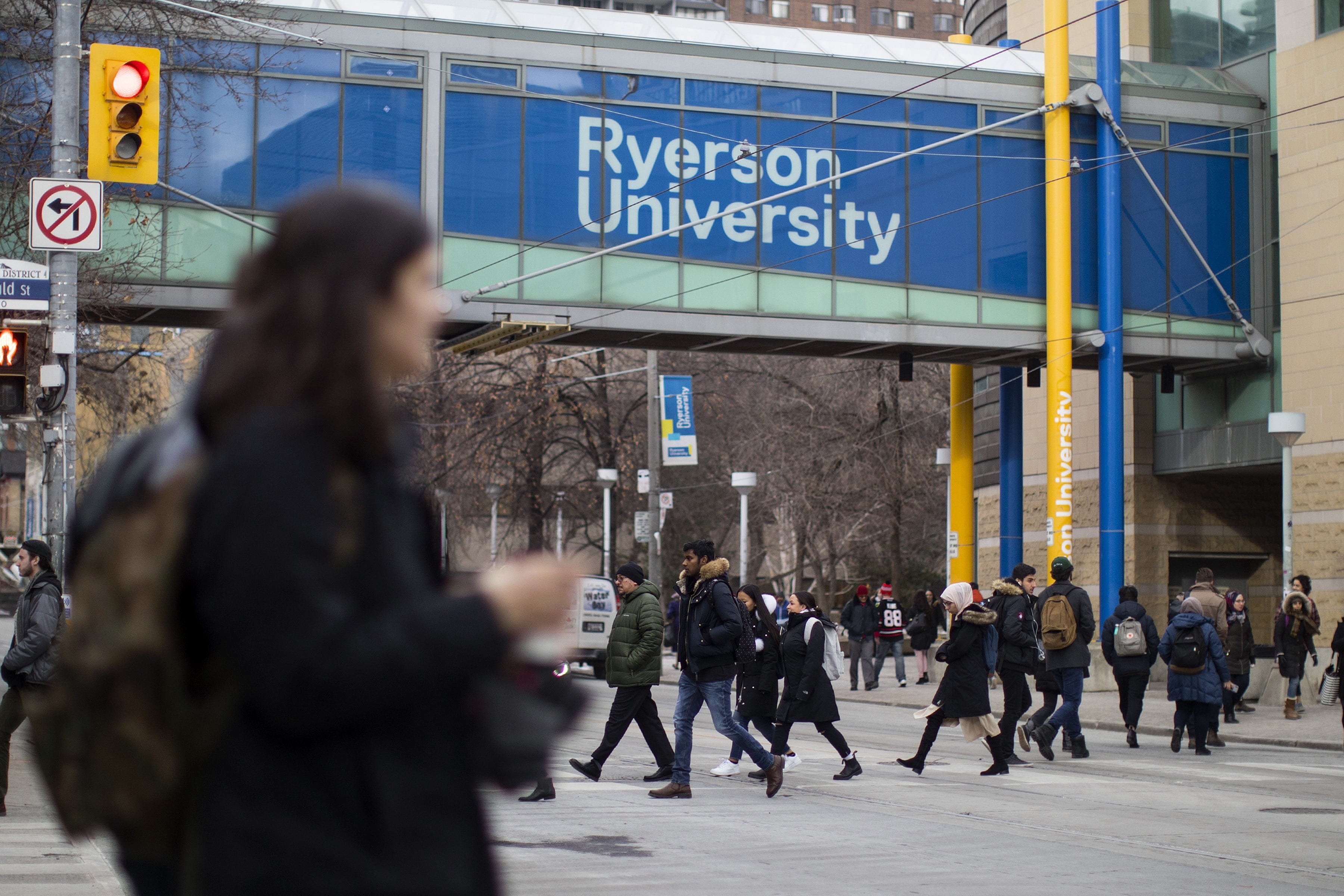 A general view of the Ryerson University campus in Toronto, is seen on Jan. 17, 2019. (CP/Chris Young)