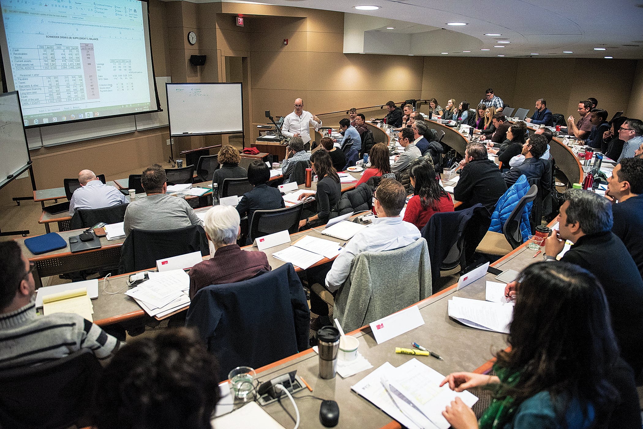MBA students of Beedie School of Business in lecture. (Simon Fraser University)