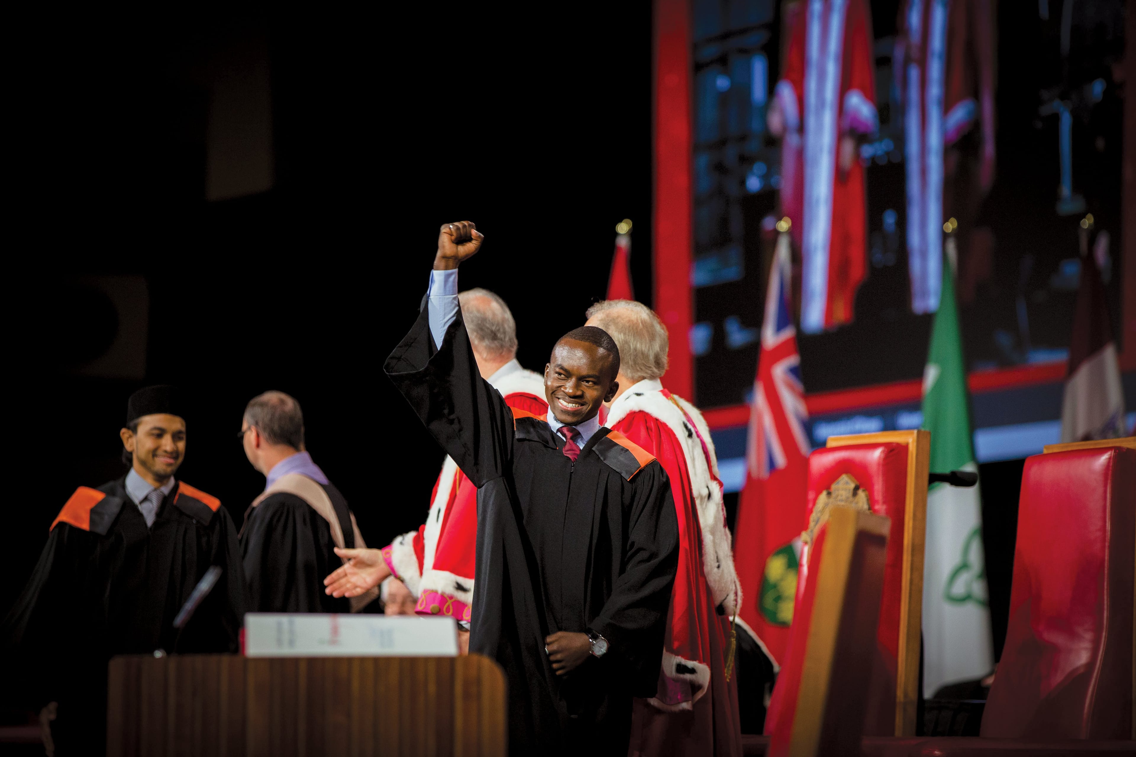 Student graduating from the University of Ottawa. (University of Ottawa)
