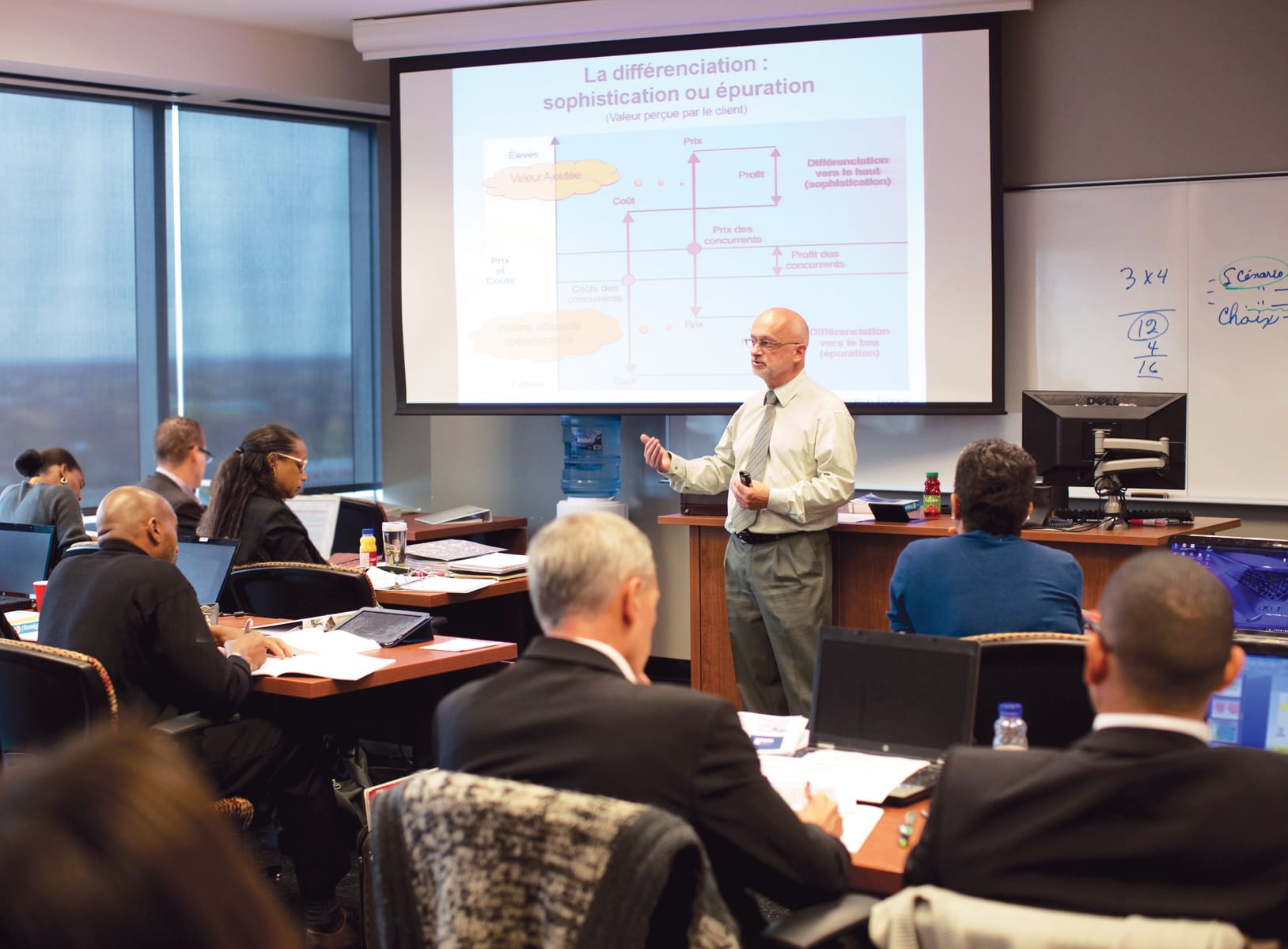 EMBA class in Longueuil. (Sherbrooke University)