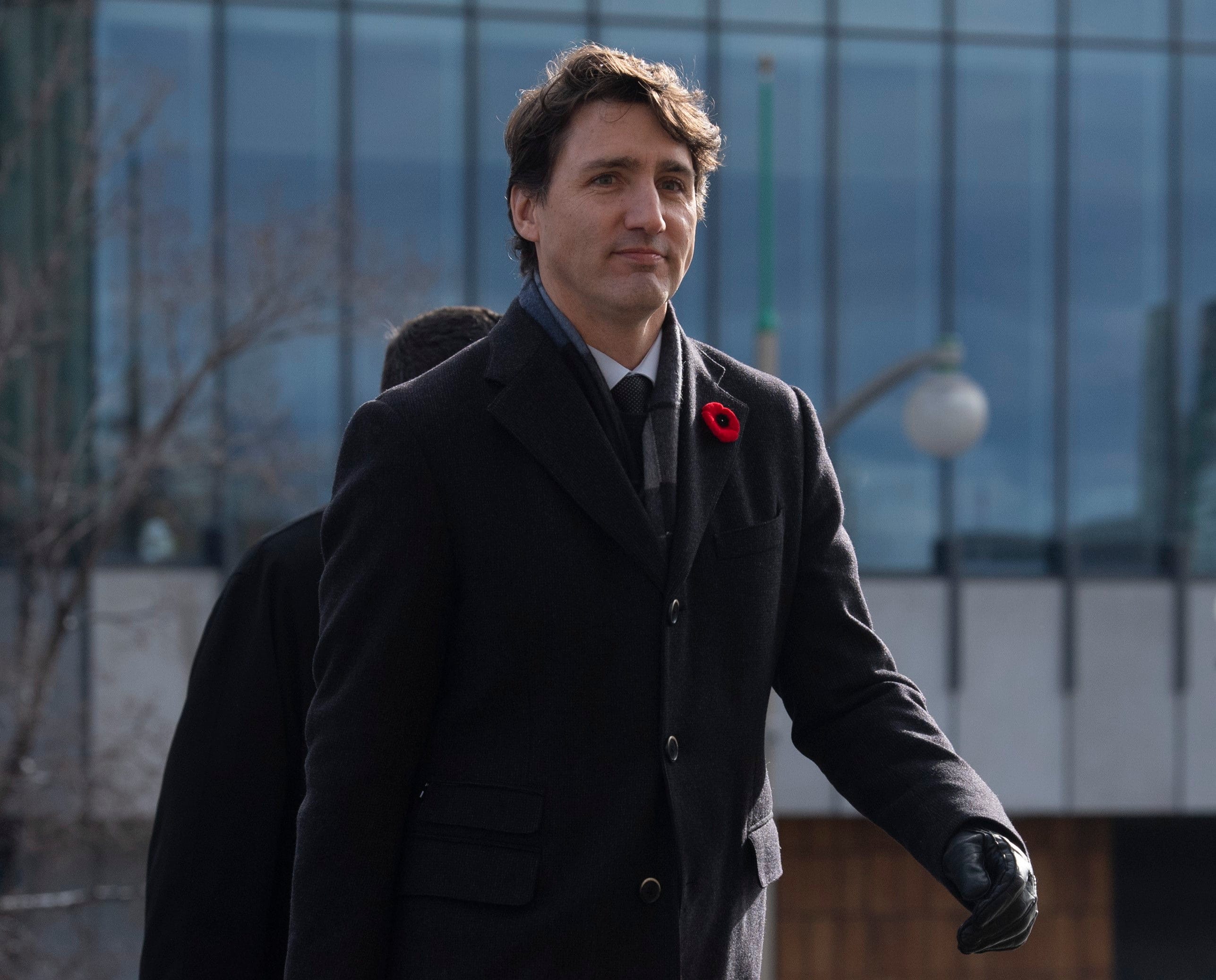 Prime Minister Justin Trudeau walks to West block in Ottawa, Thursday November 7, 2019. (Adrian Wyld/CP)