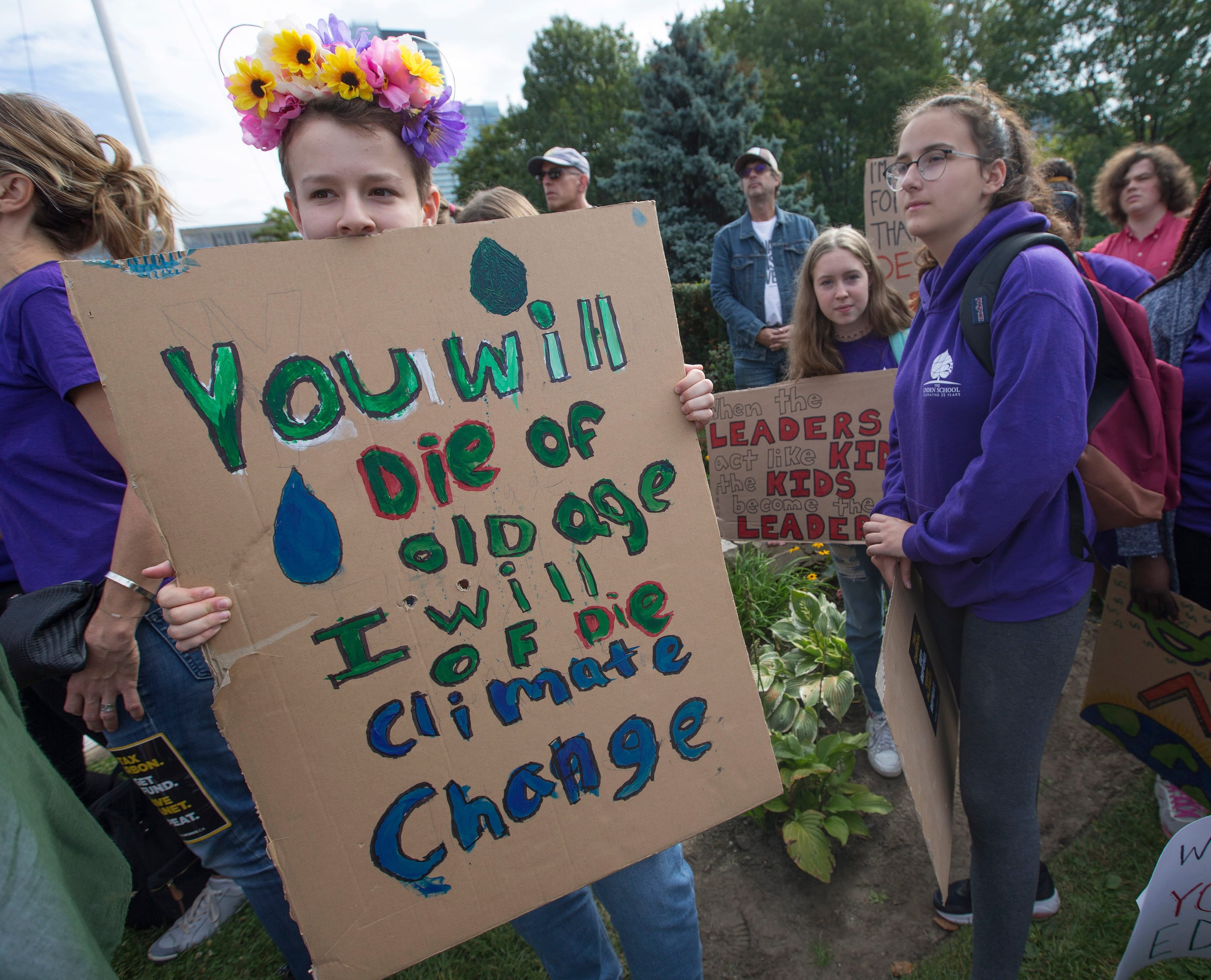 Generation Z has been outspoken about climate change, which is one of the many issues at the heart of an increasingly divisive generational war (Rick Madonik/Toronto Star/Getty Images)