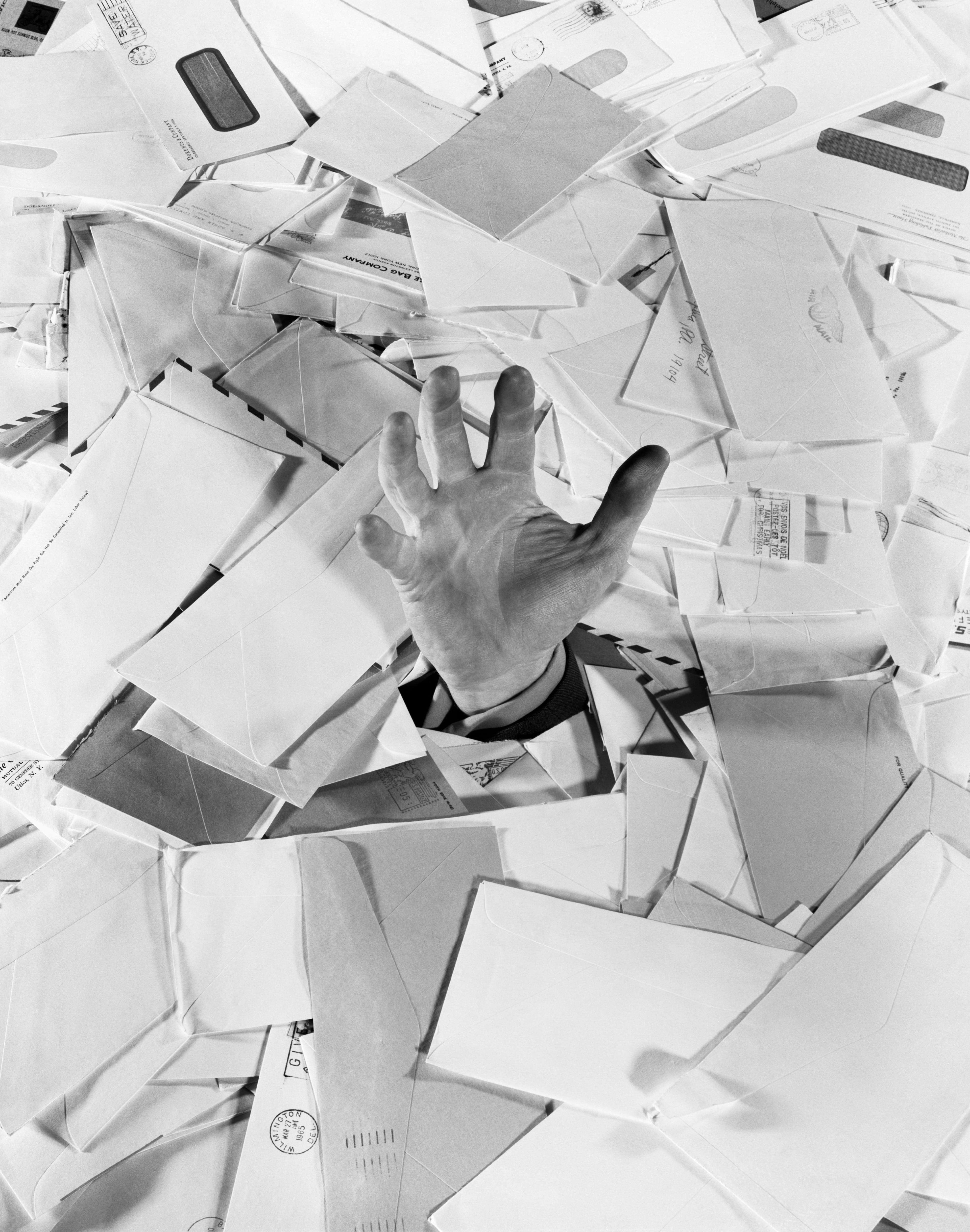 We're drowning in a flood of mail and email. Who can read it all? (H. Armstrong Roberts/ClassicStock/Getty Images)