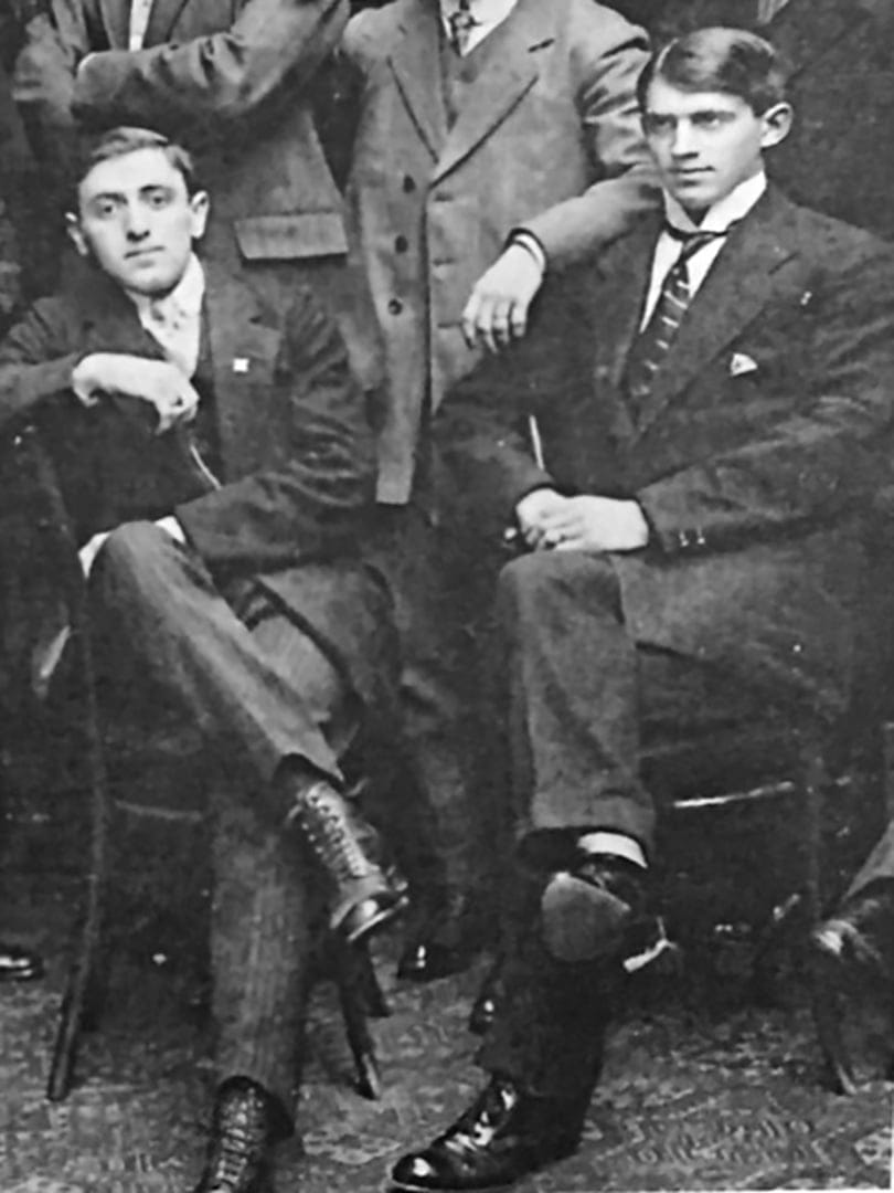 Fuchs (right) with Hirsch (Courtesy of Julian Heller)