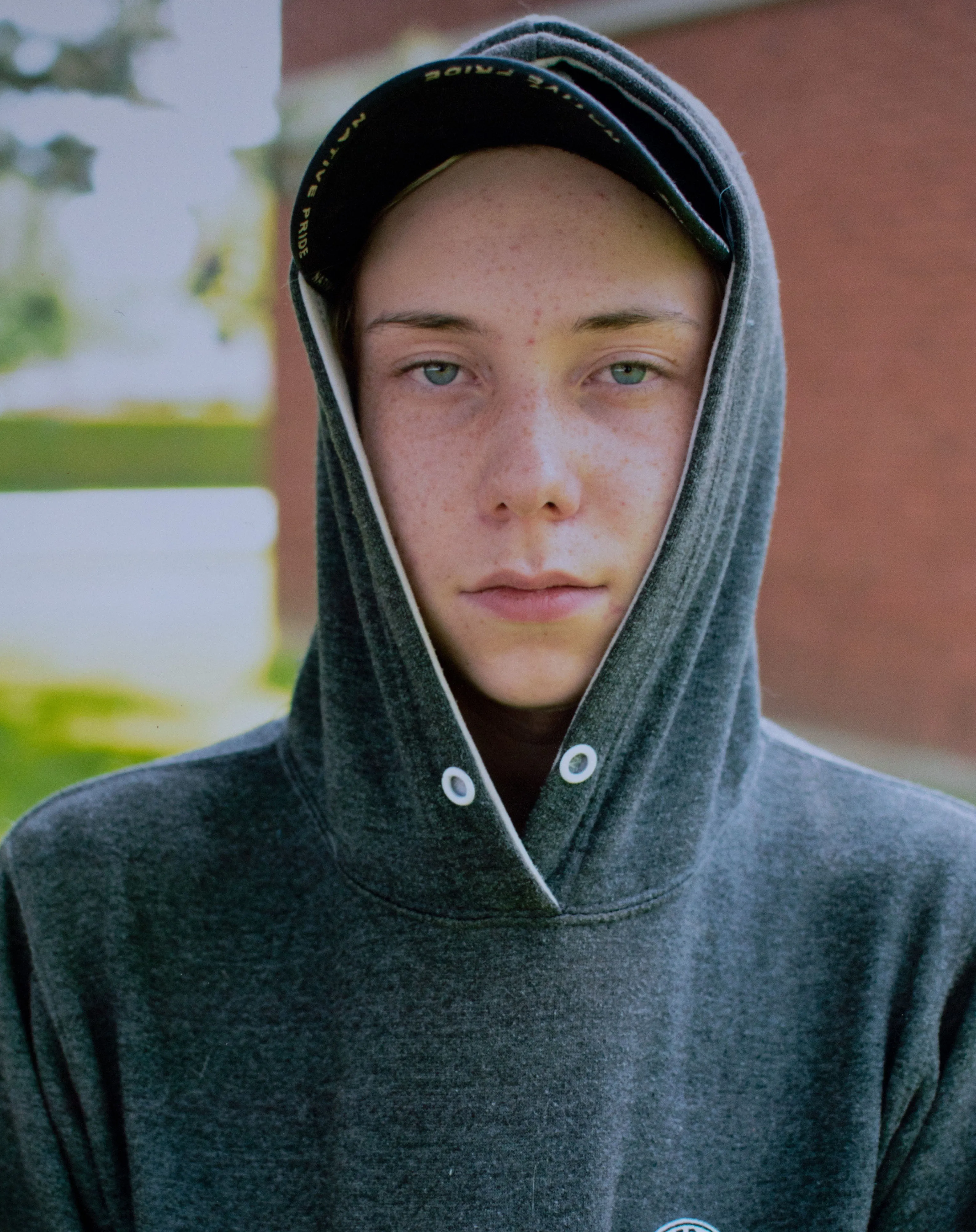 Devan Selvey in the spring of 2019, just before graduating from grade eight. (Photograph by Chloë Ellingson)