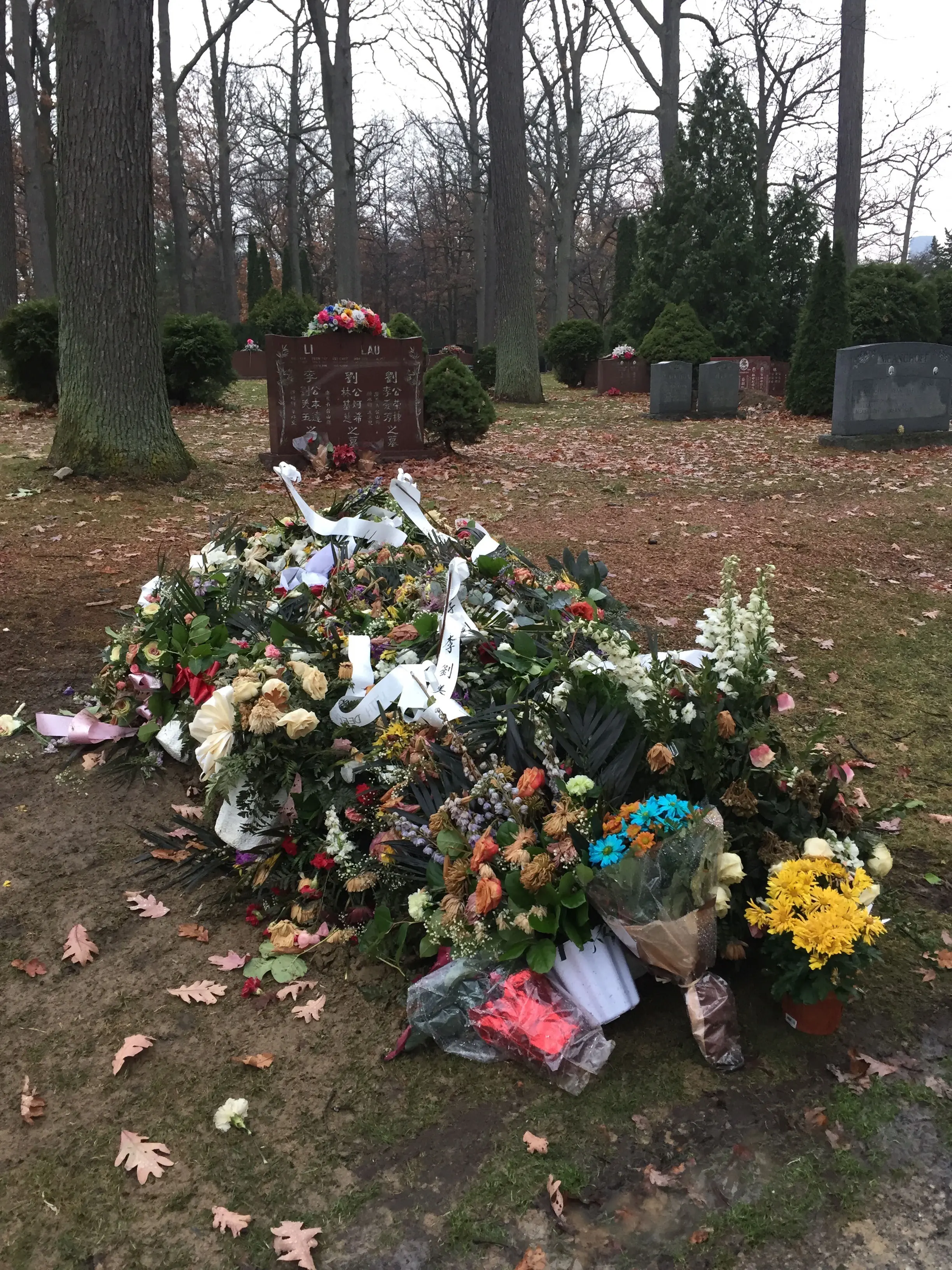 May Yuk Li's grave site in November 2019.