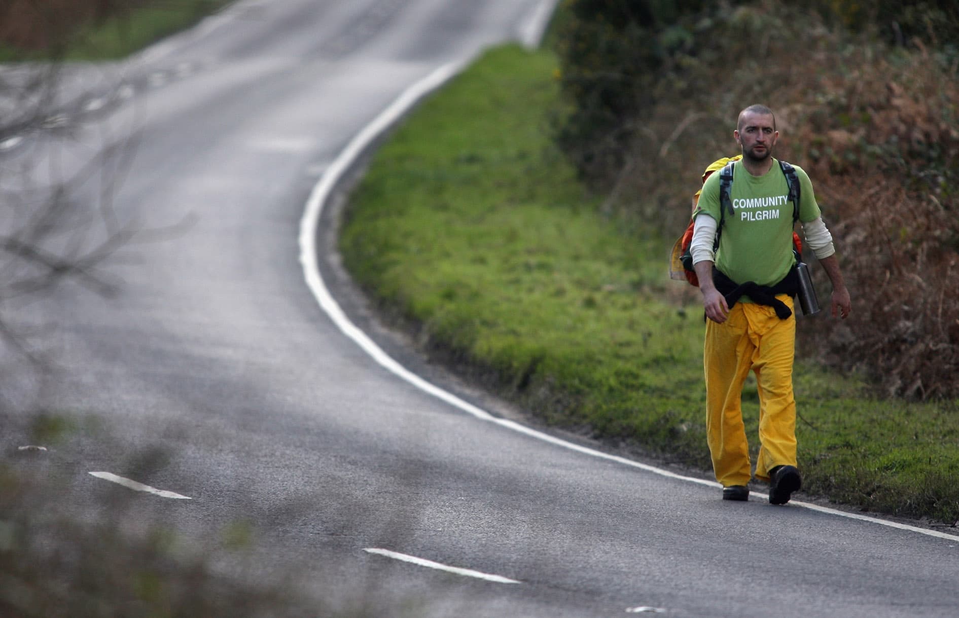 Ireland’s ‘Moneyless Man’ set out in 2008 on a cash-free 14,000-km trek to Gandhi’s birthplace, but had to turn back after a month (Matt Cardy/Getty Images)