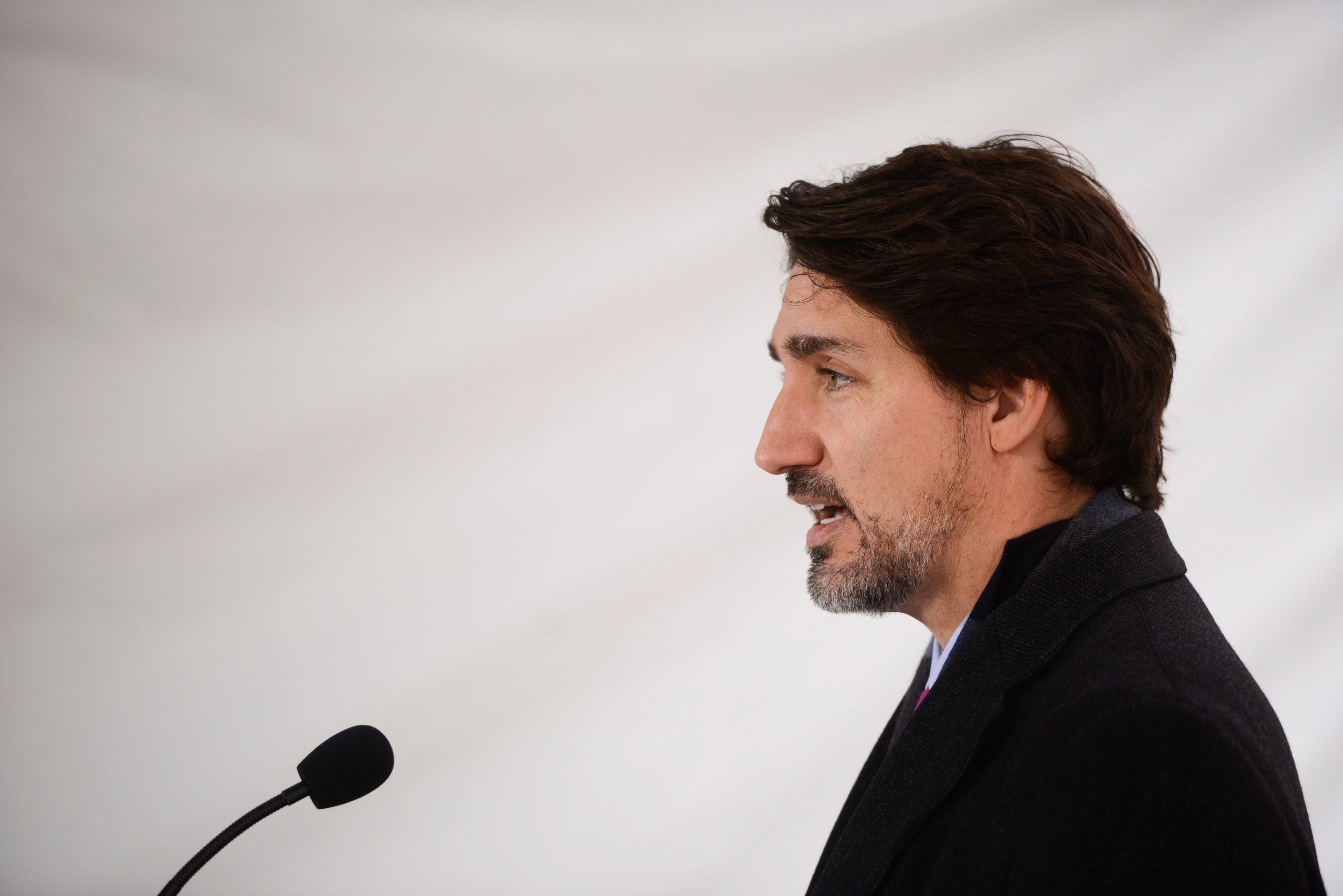 Trudeau addresses Canadians on the COVID-19 pandemic from Rideau Cottage in Ottawa on April 8, 2020 (CP/Sean Kilpatrick)