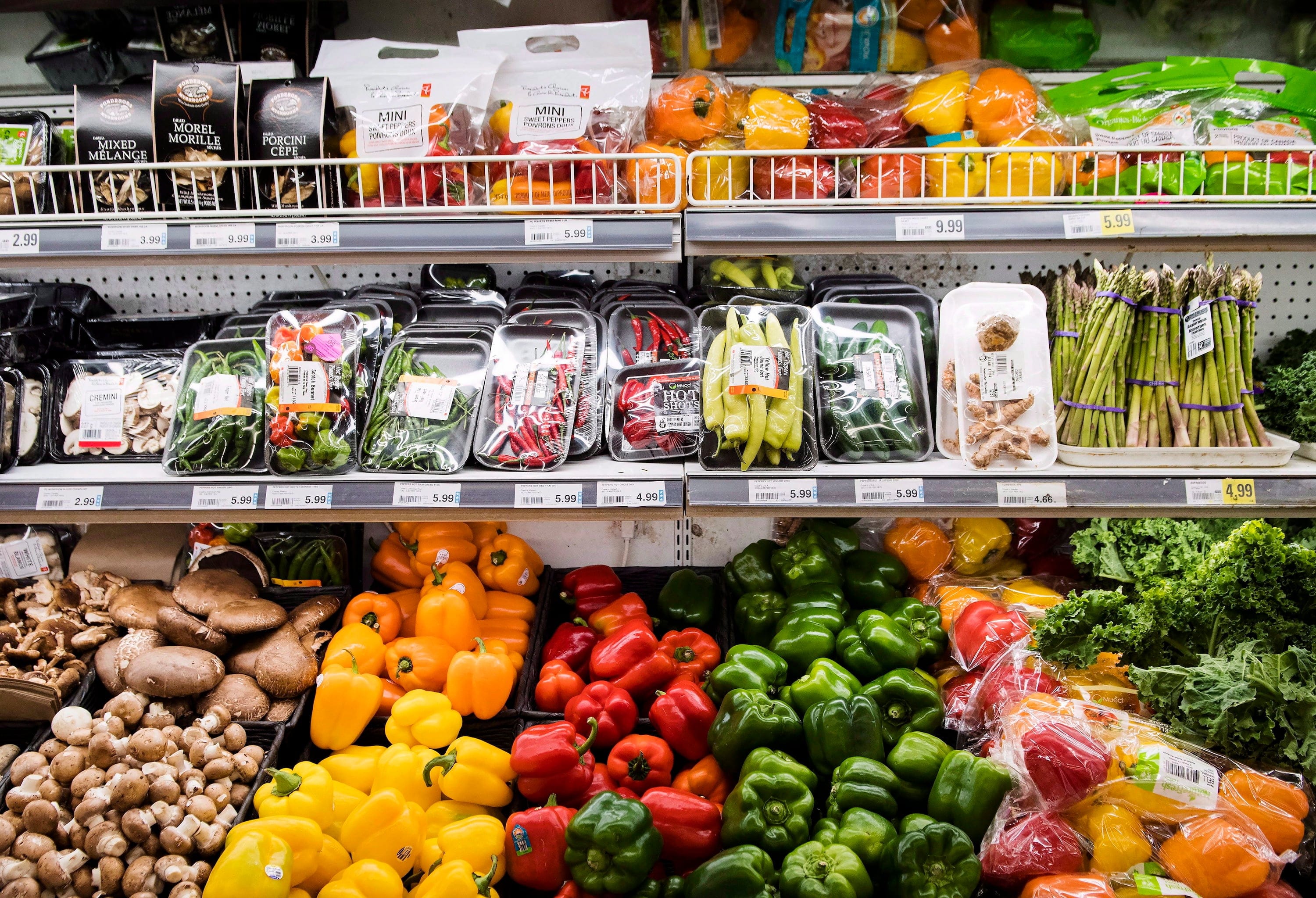Produce is shown in a grocery store in Toronto on Friday, Nov. 30, 2018. (Nathan Denette/CP)