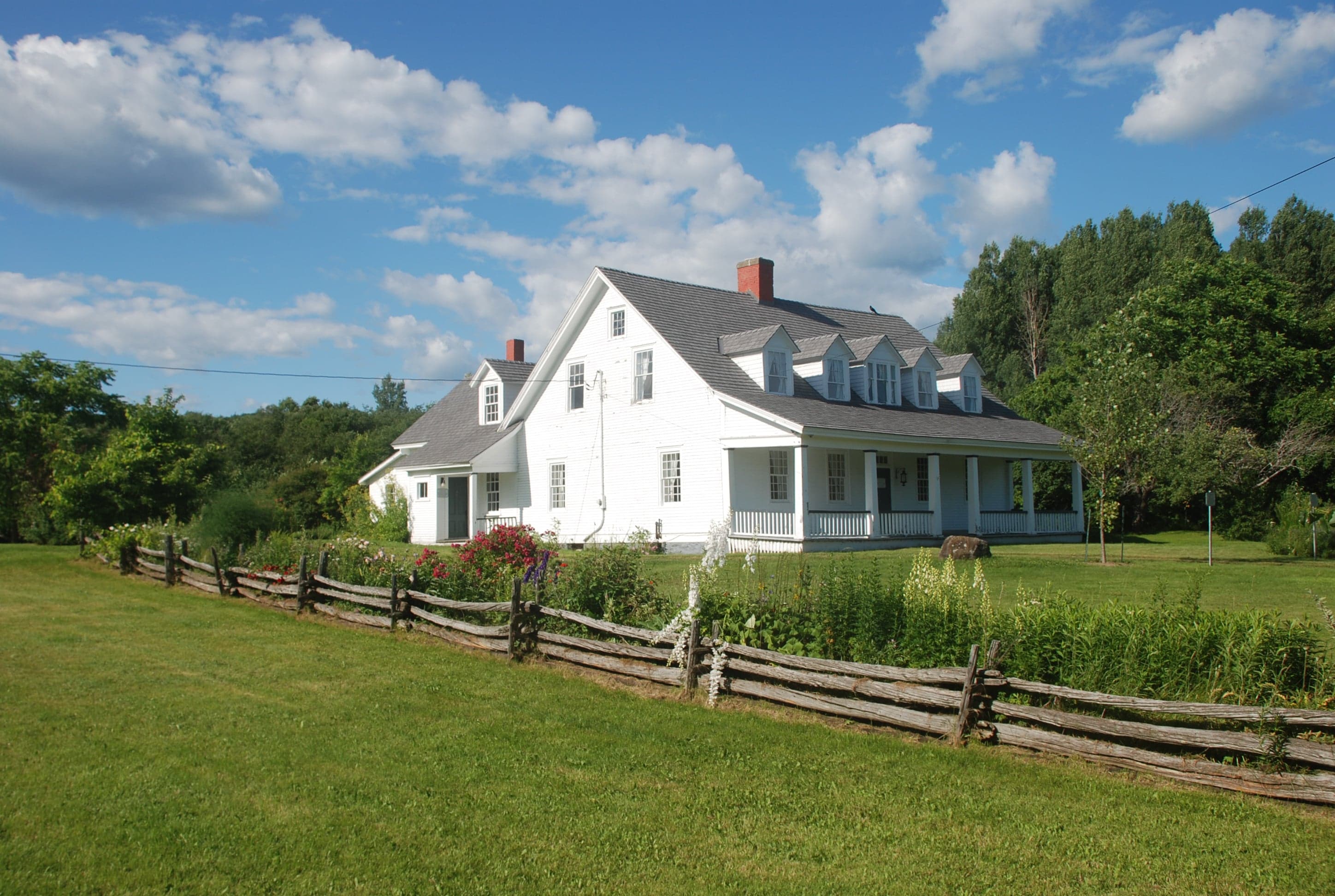 Maison Busteed in 2011, one year before the land was handed over to the Listuguj Mi'gmaq Government. (Courtesy of Jean-Marie Fallu)