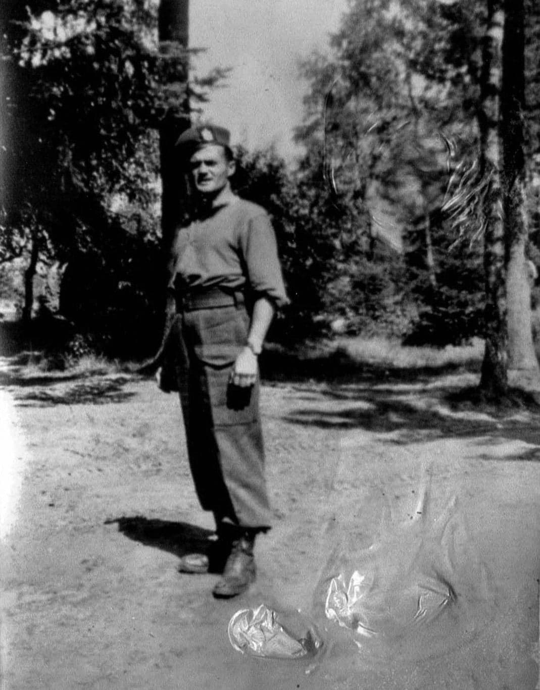 Uncle Pat during his time with the Queen’s Own Rifles during WWII. (Courtesy of Irene Martin)
