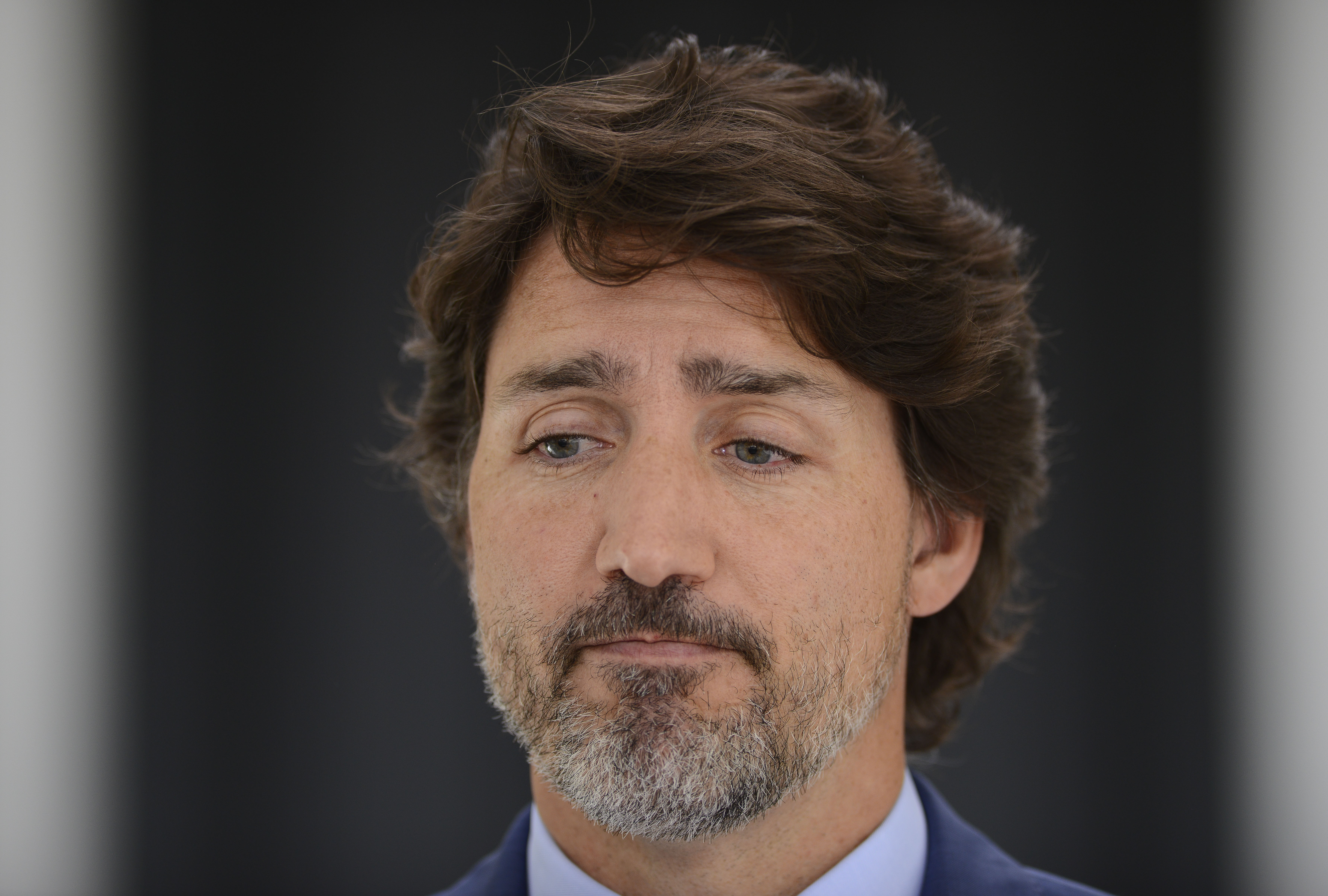 Trudeau holds a press conference at Rideau Cottage in Ottawa on July 13, 2020 (CP/Sean Kilpatrick)