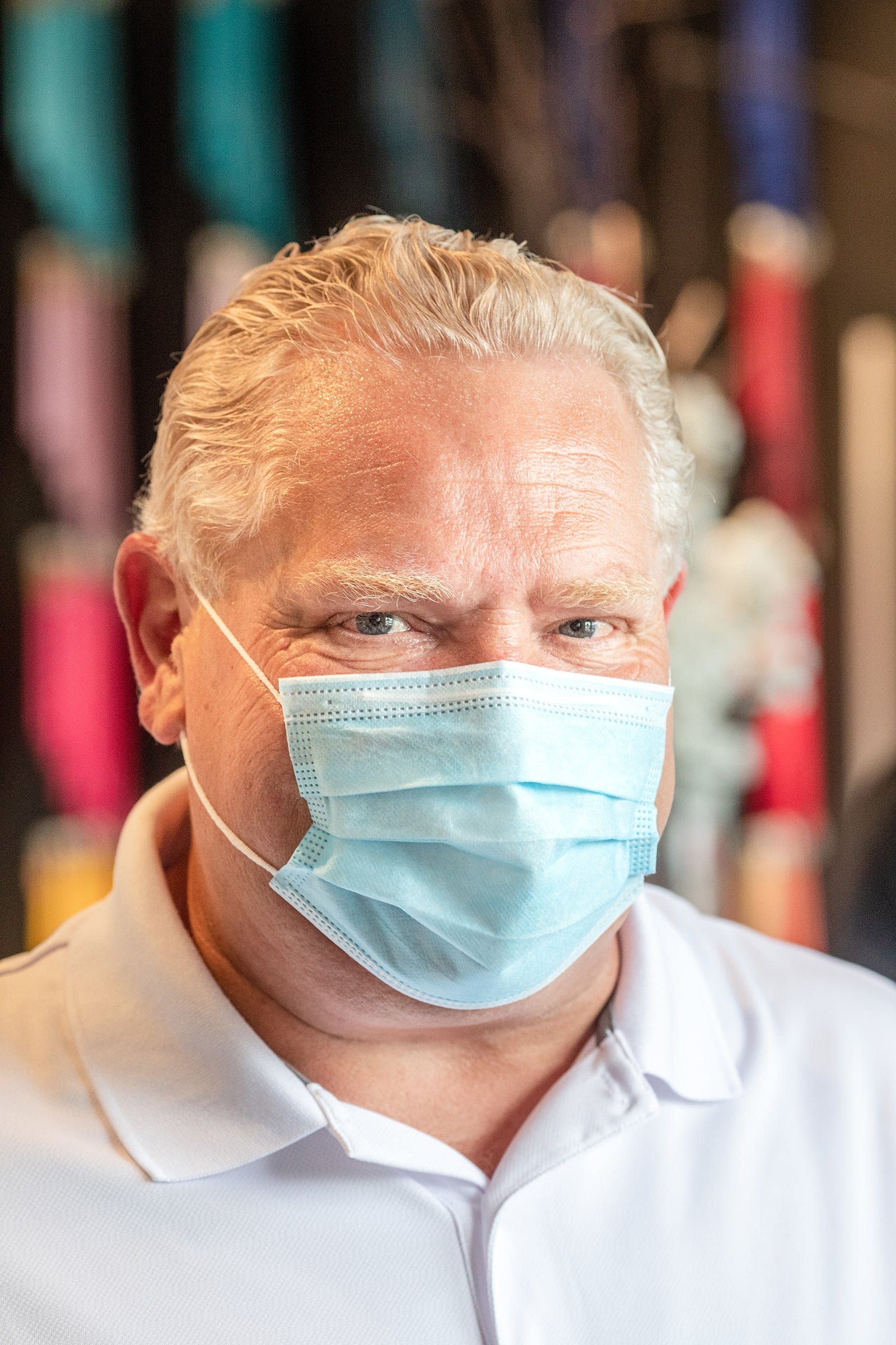Ford made it his personal mission to tackle the virus and seemed to abandon partisan politics (Photograph by Brett Gundlock)