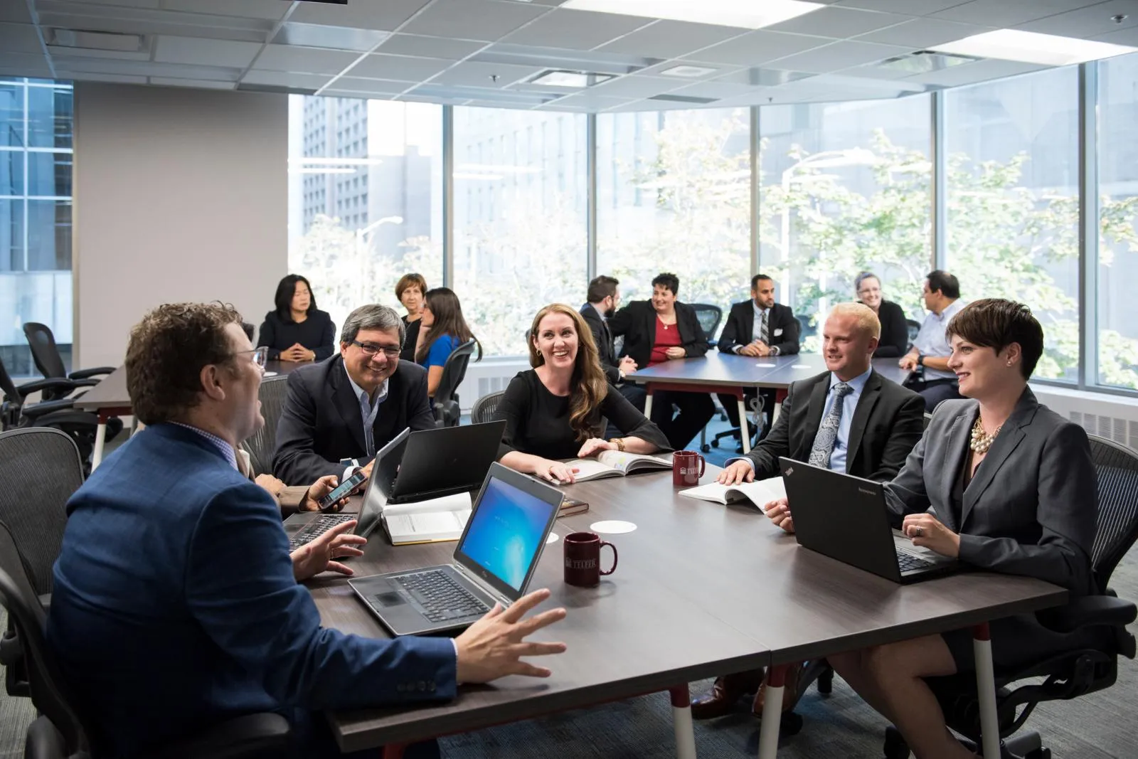 Students of the Telfor EMBA program at the University of Ottawa. (Courtesy of University of Ottawa)