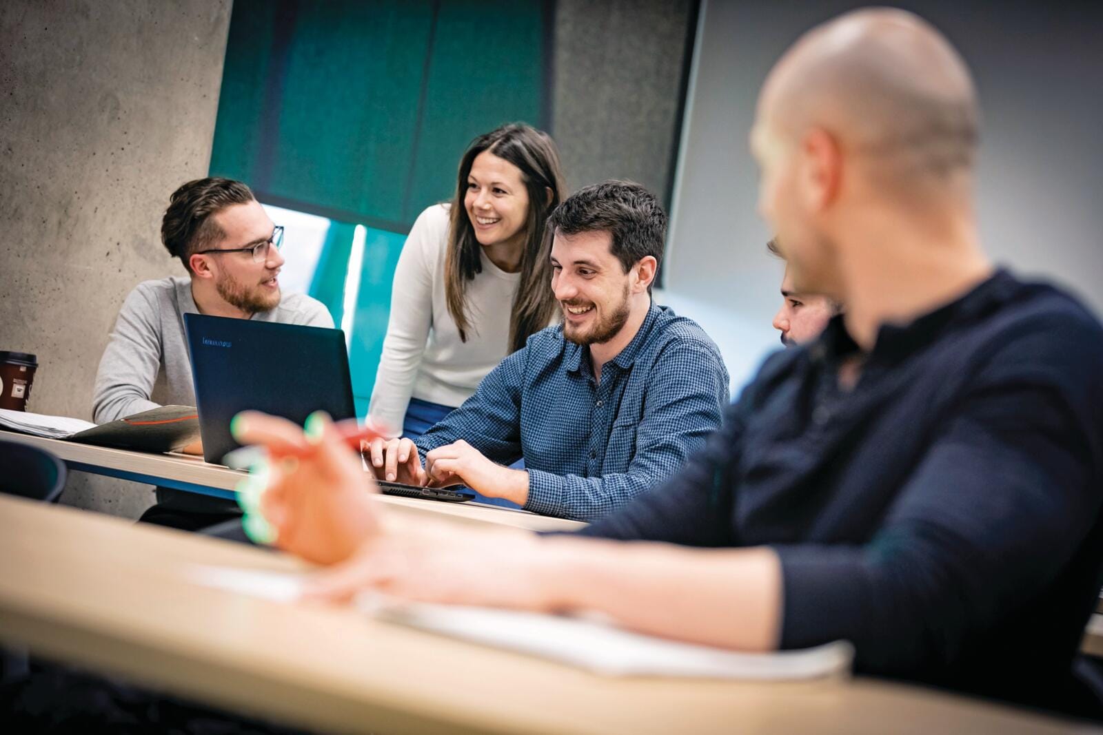 Students work at the Longueuil campus. (Courtesy of Université de Sherbrooke)